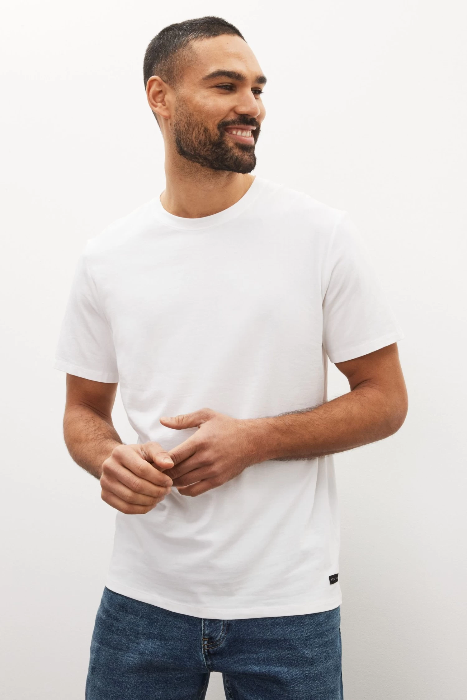 Ted Baker Grey Crew Neck T-Shirts 3 Pack - Image 2