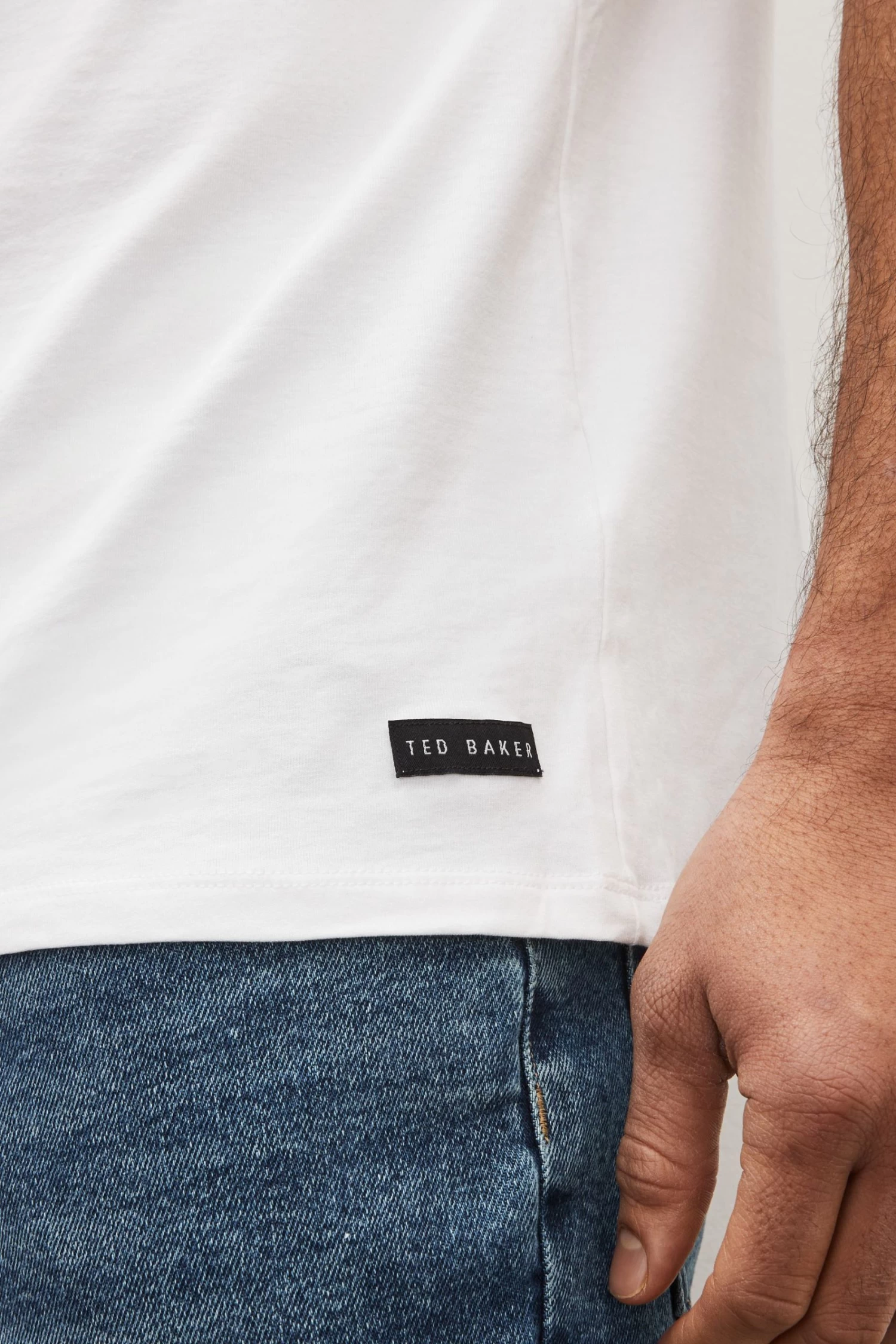 Ted Baker Grey Crew Neck T-Shirts 3 Pack - Image 6