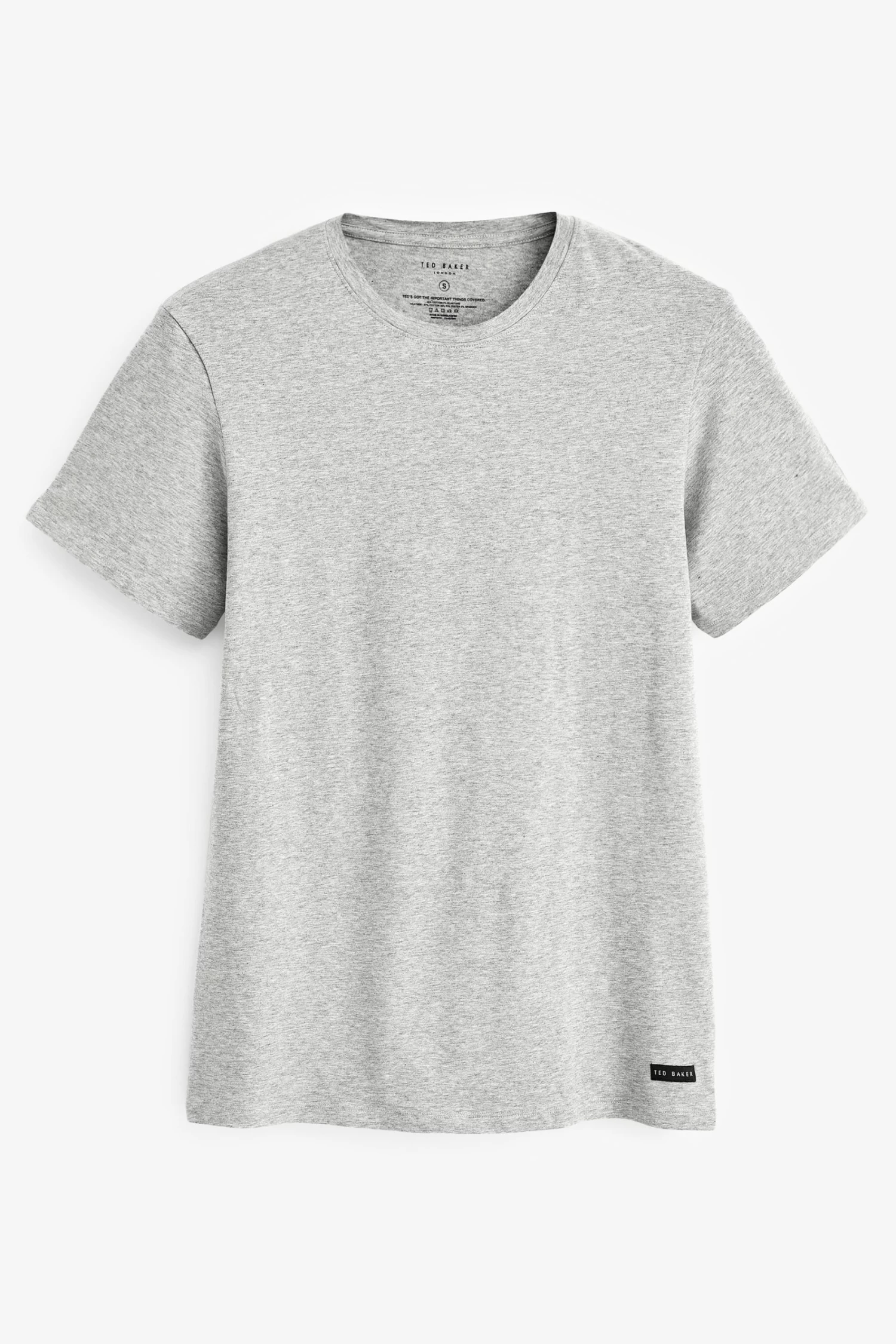 Ted Baker Grey Crew Neck T-Shirts 3 Pack - Image 9