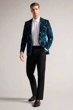 Ted Baker Lothian Black Slim Fit Trousers