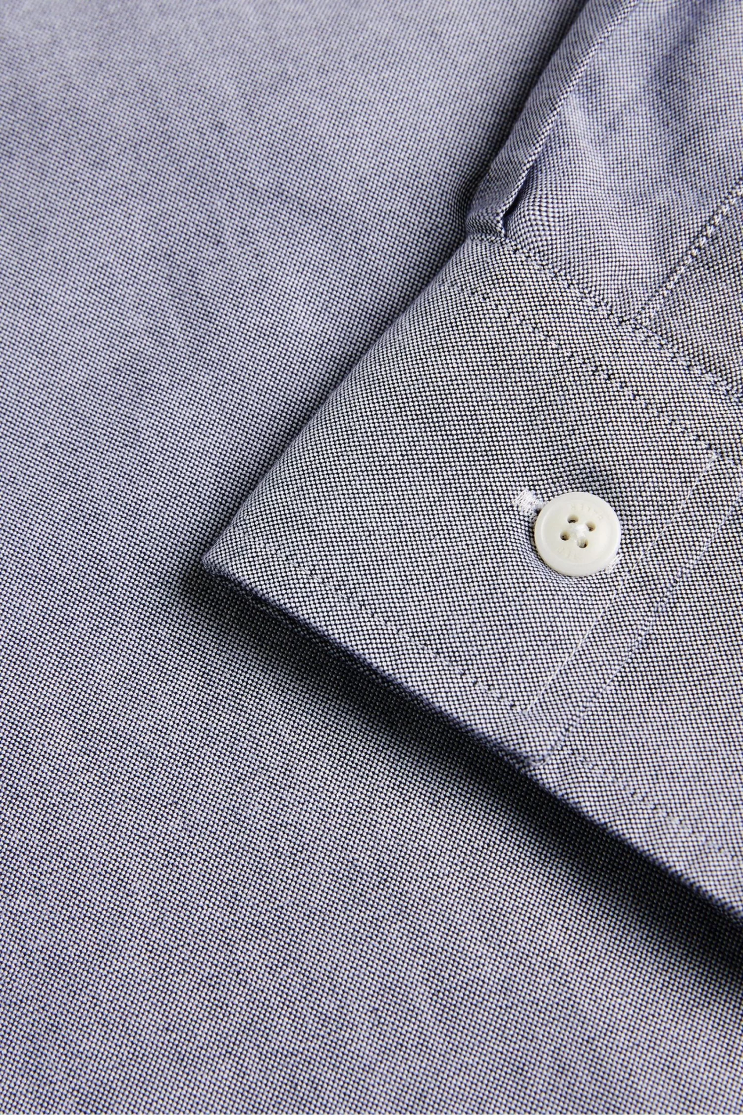 Ted Baker Paplet Black Long Sleeved Oxford Shirt - Image 6