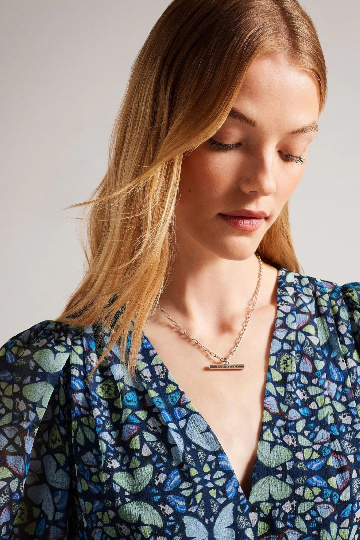 Ted Baker Blue Rohzan Tiered Swing Mini Dress - Image 4