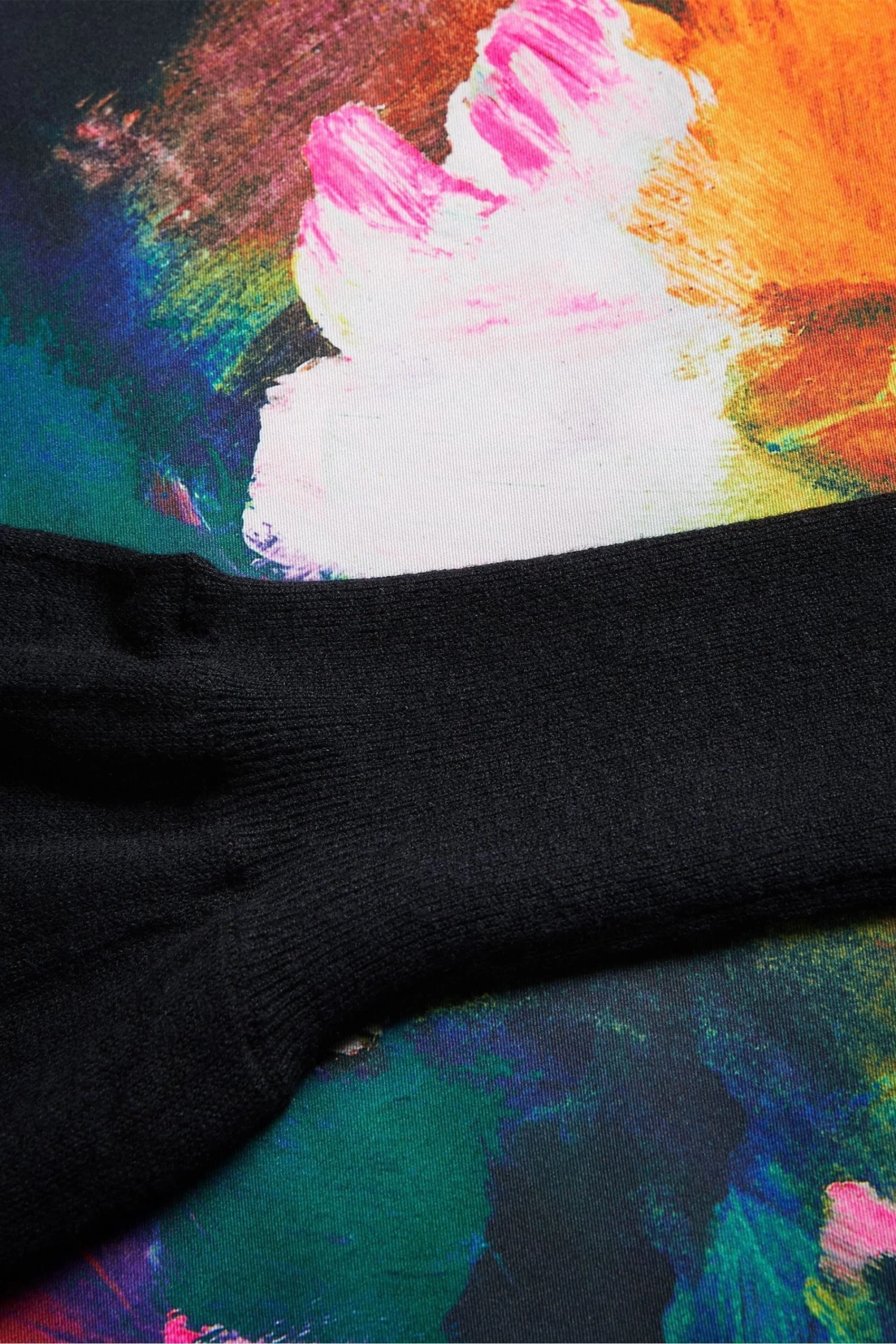 Ted Baker Zarha Black Woven Front Sleeve Detail Sweater - Image 5