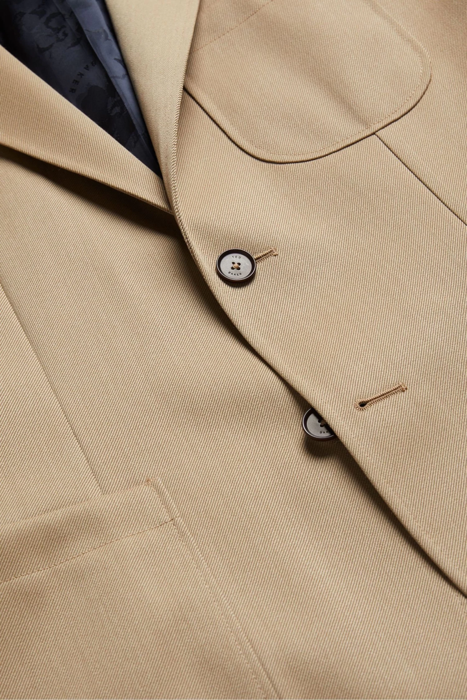 Ted Baker Natural Heddonj Single Breasted Jacket - Image 5