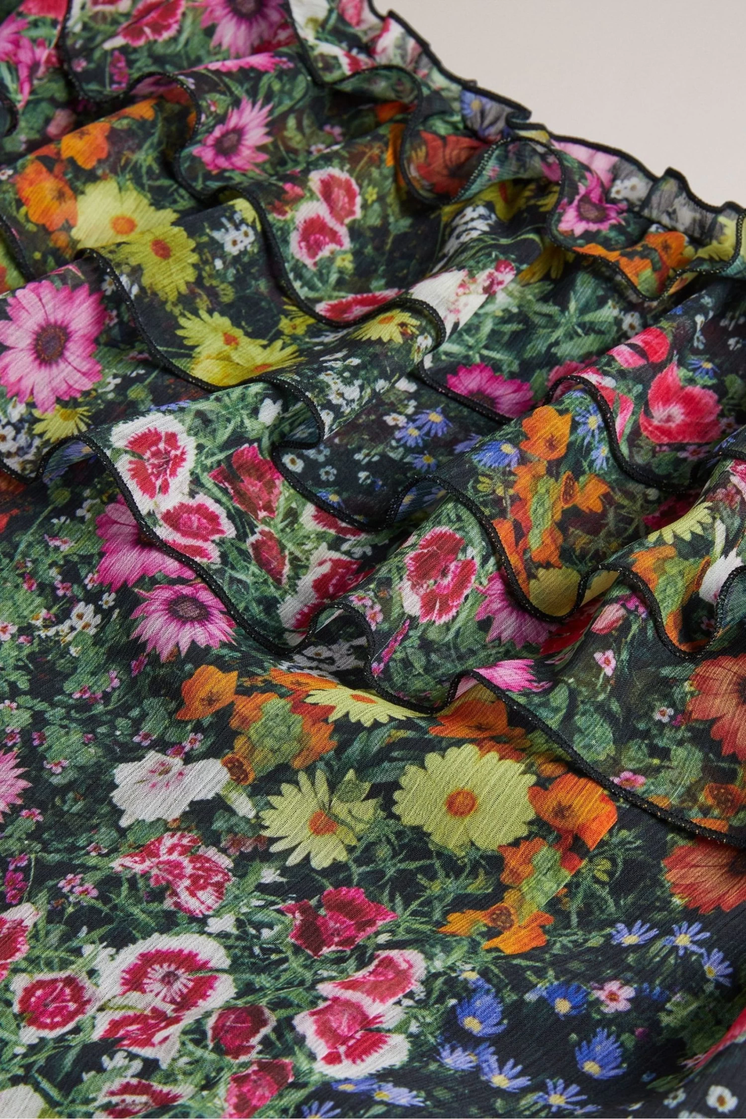 Ted Baker Adiie Black Frilled Sleeveless Maxi Dress With Tie Waist - Image 5