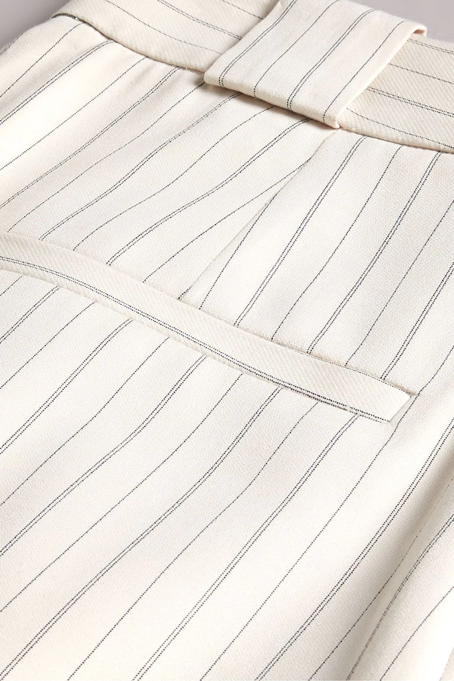 Ted Baker Cream Kllarat Tailored Barrel Leg Trousers - Image 5