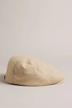 Ted Baker Natural Eastoni Tan Flat Cap