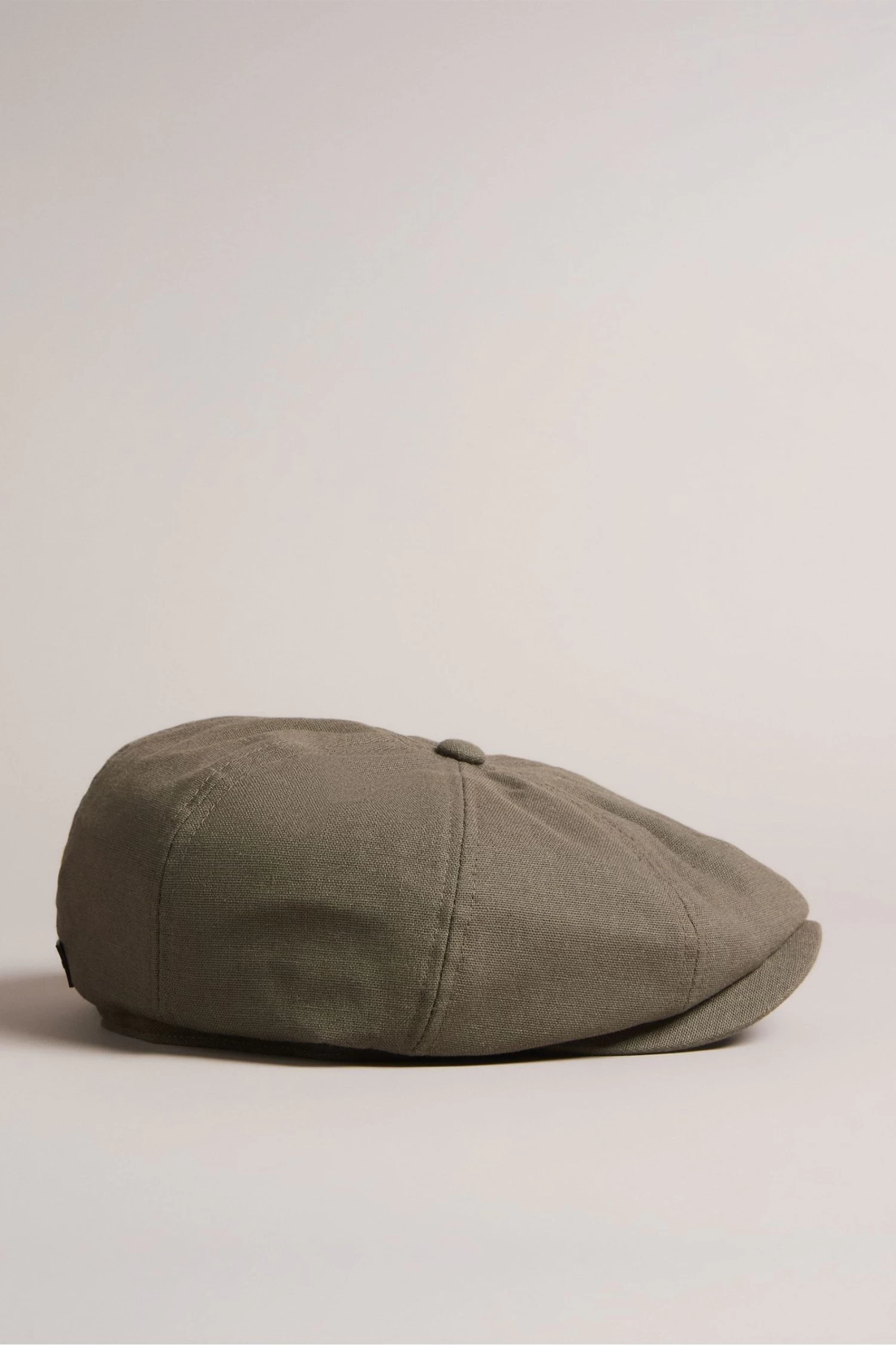 Ted Baker Green Fosster Linen Bakerboy Hat
