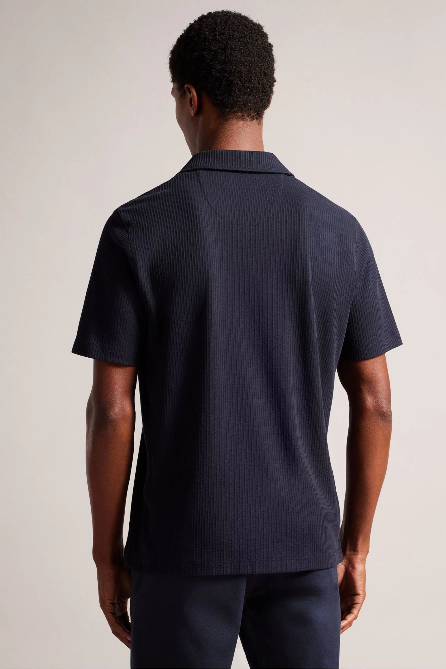 Ted Baker Arkes Blue Short Sleeved Regular Fit Polo Shirt - Image 2