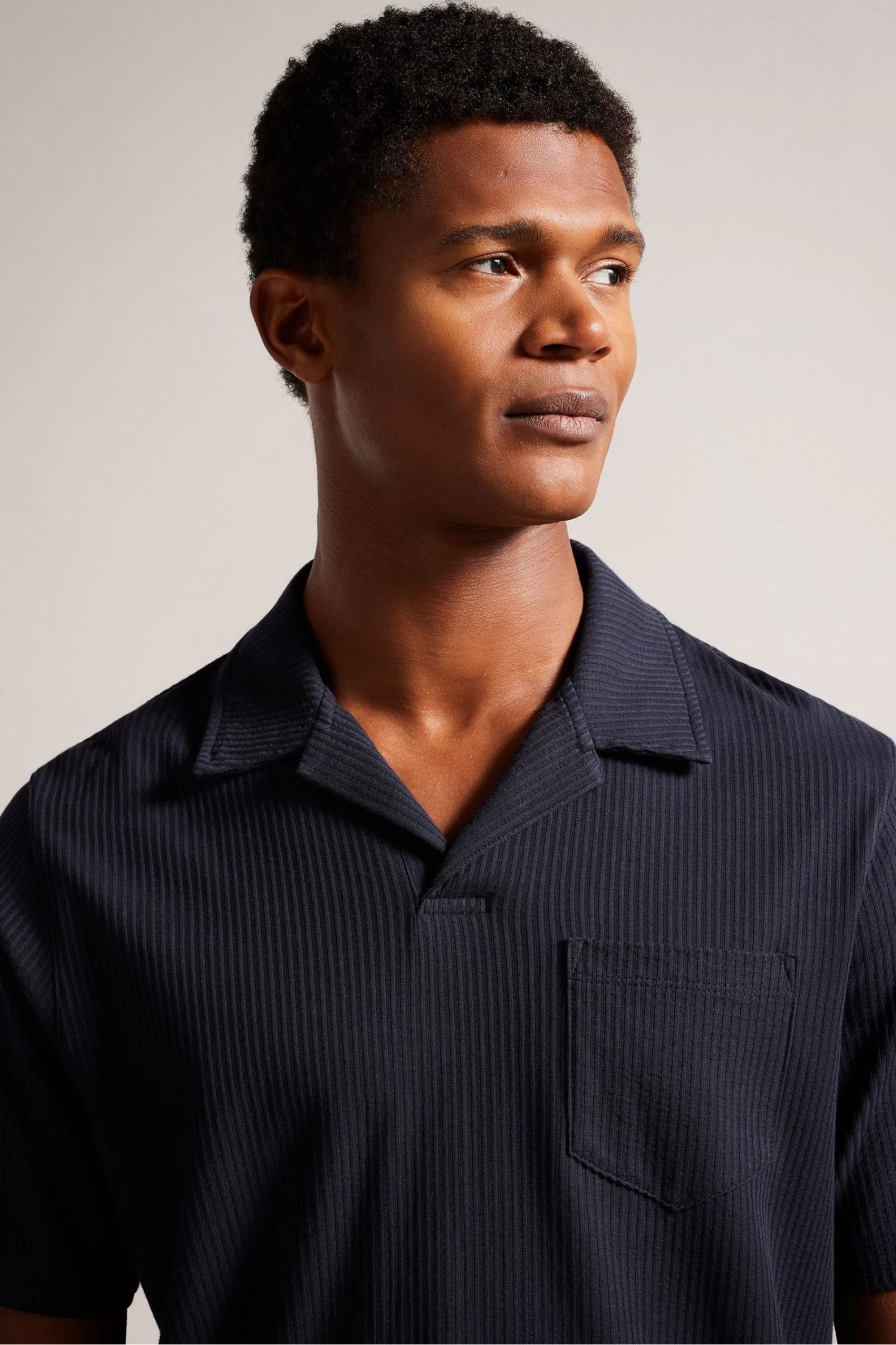 Ted Baker Arkes Blue Short Sleeved Regular Fit Polo Shirt - Image 4