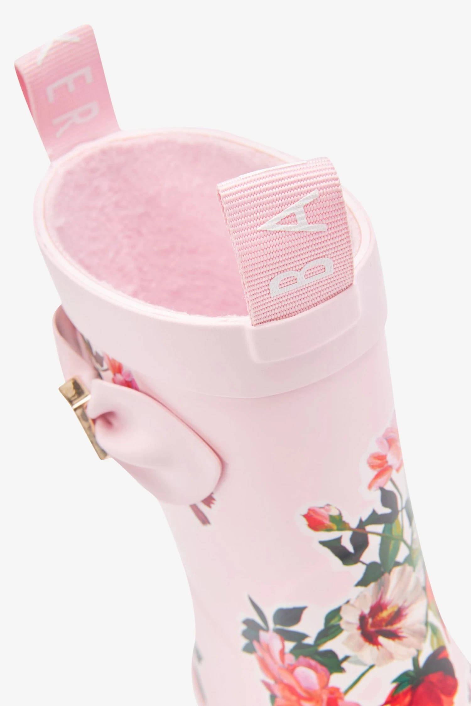 Baker By Ted Baker Pale Pink Floral Welly - Image 4