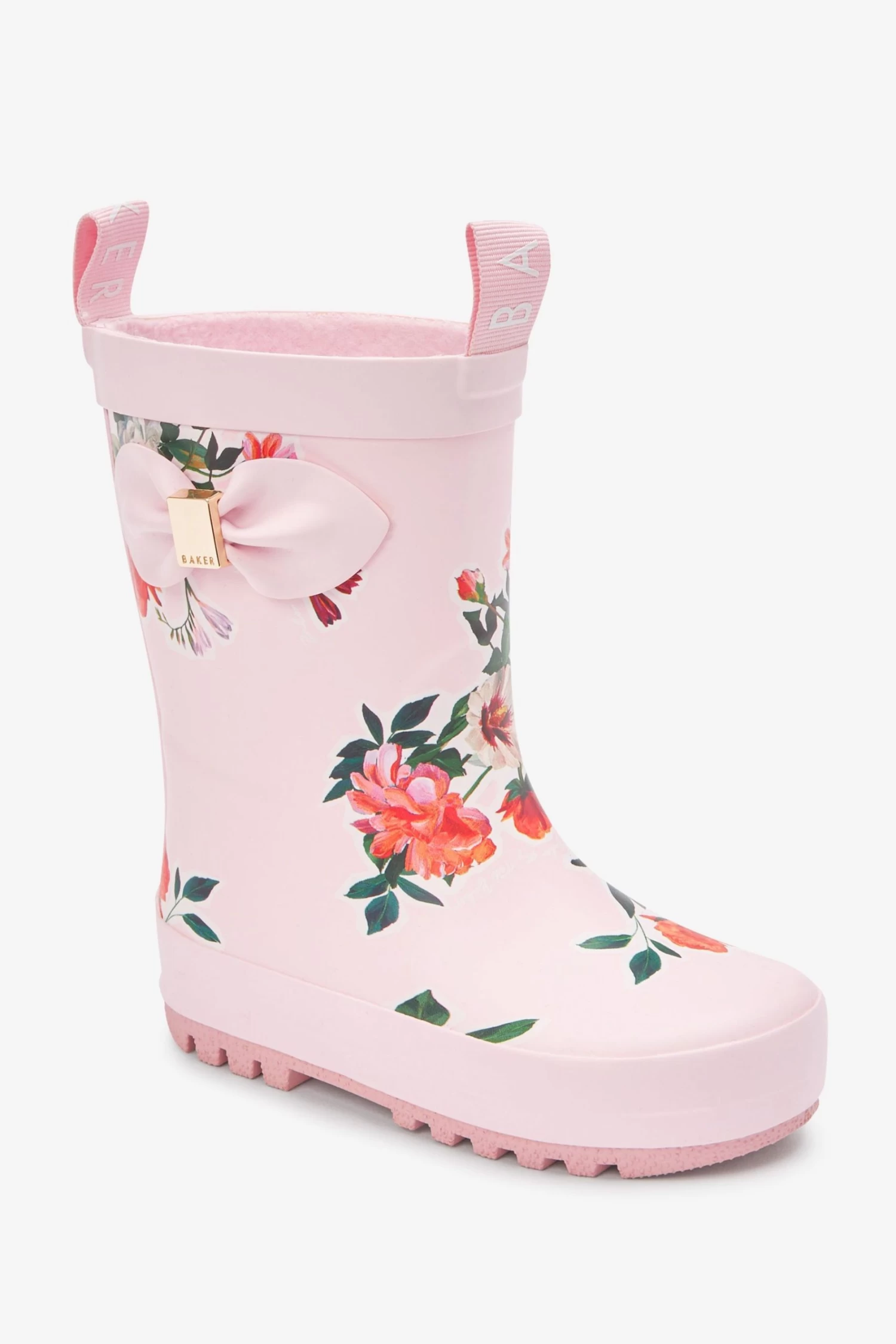 Baker By Ted Baker Pale Pink Floral Welly - Image 7