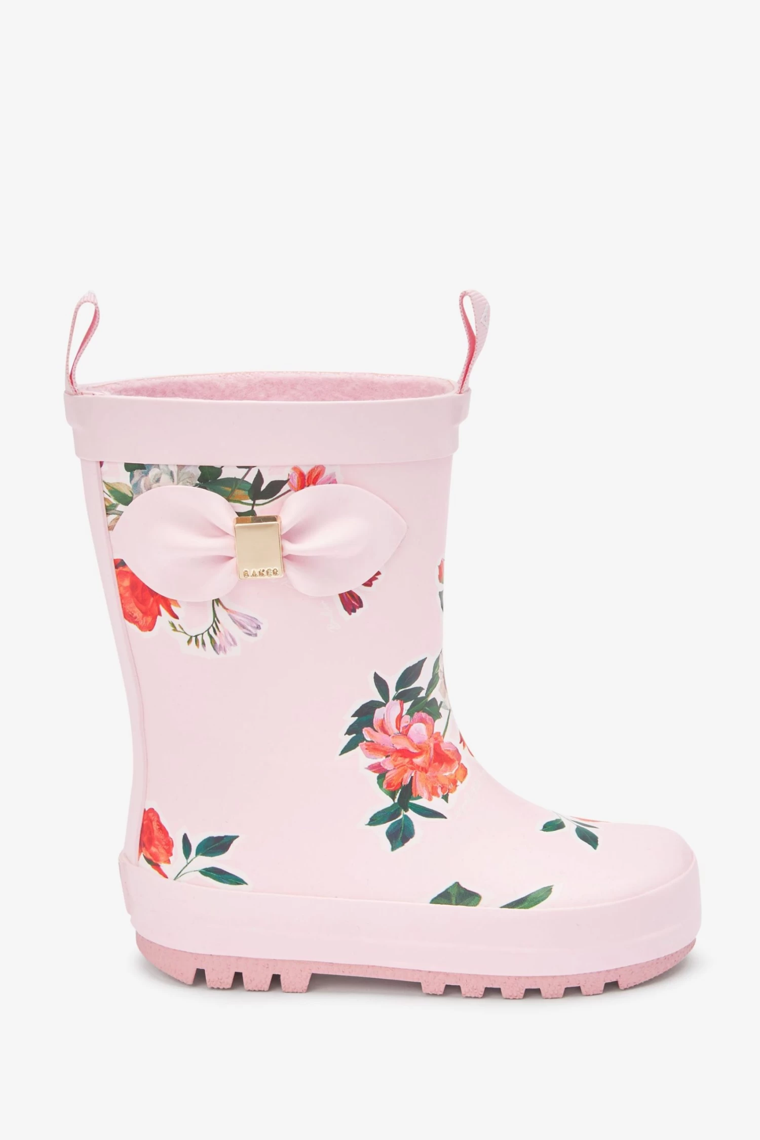 Baker By Ted Baker Pale Pink Floral Welly - Image 8
