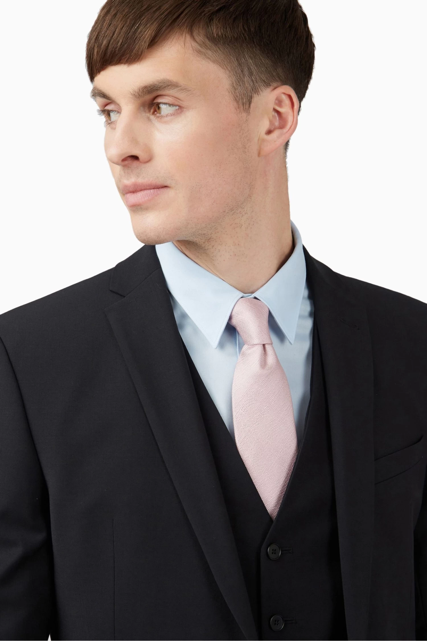 Ted Baker Premium Black Panama Slim Suit: Jacket - Image 4