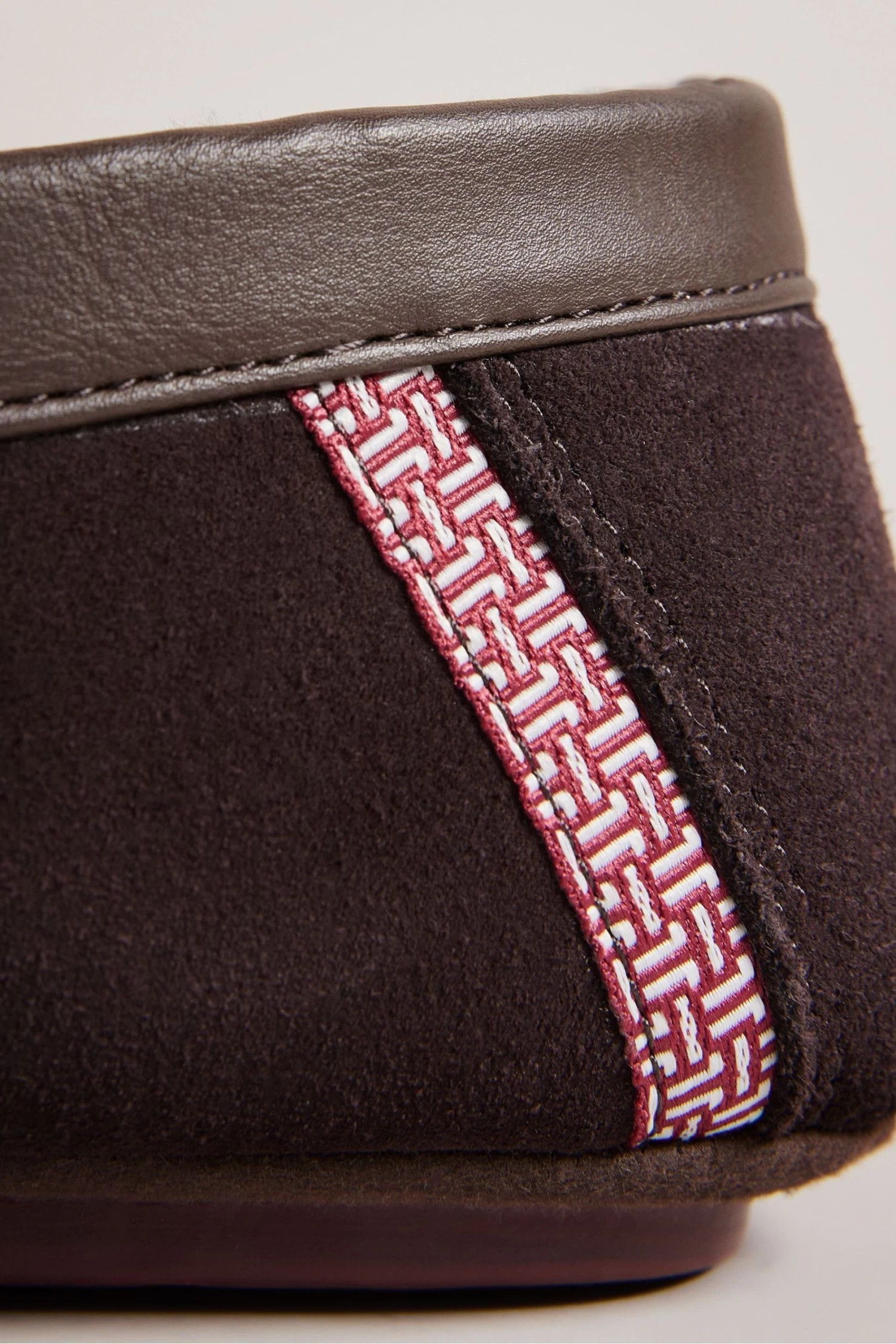 Ted Baker Vallant Brown Moccasin Slippers - Image 4