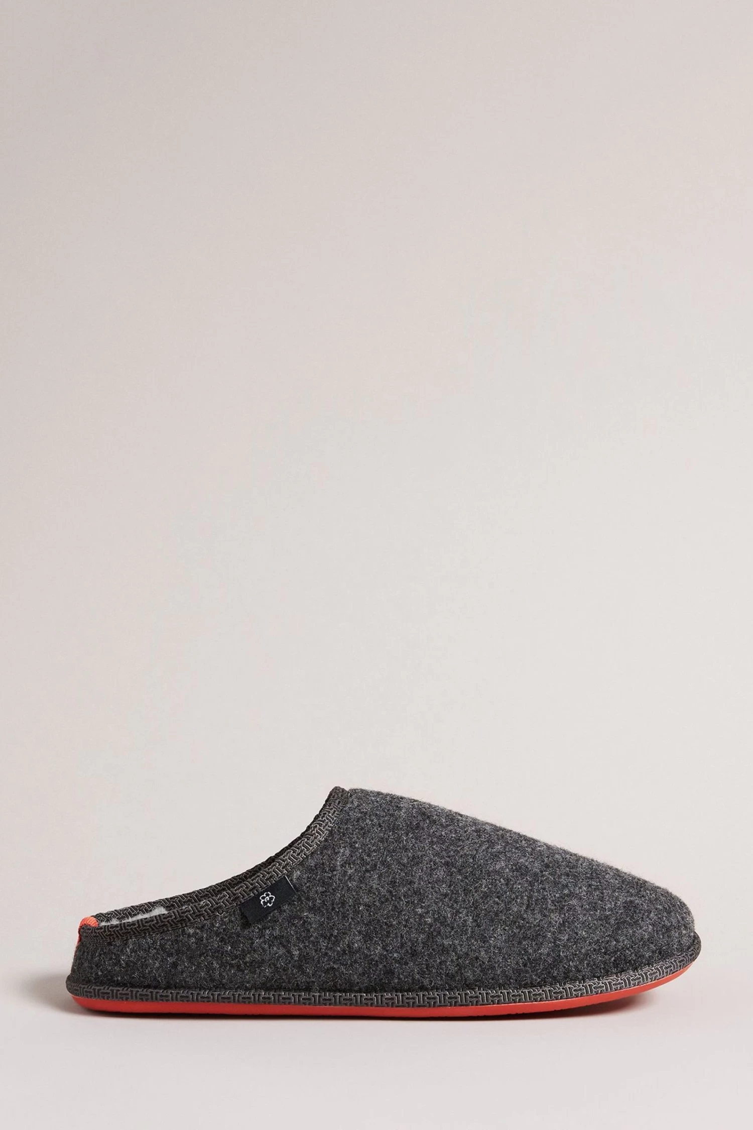 Ted Baker Grey Simmonn Felt Mulet Sole Slippers