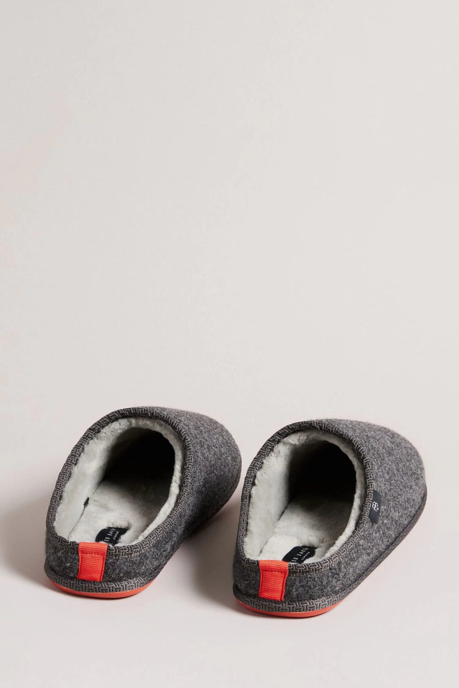 Ted Baker Grey Simmonn Felt Mulet Sole Slippers - Image 3