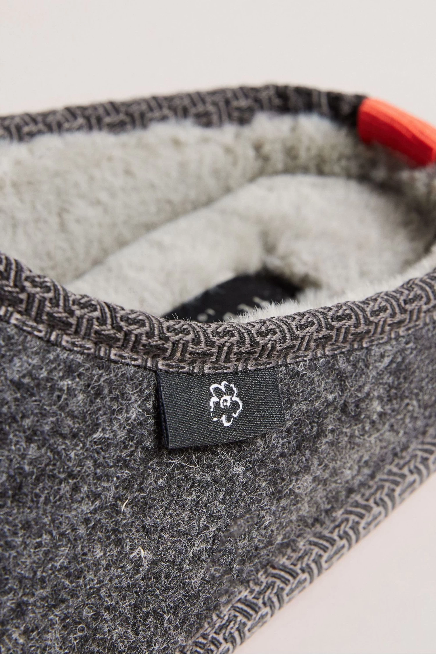 Ted Baker Grey Simmonn Felt Mulet Sole Slippers - Image 4