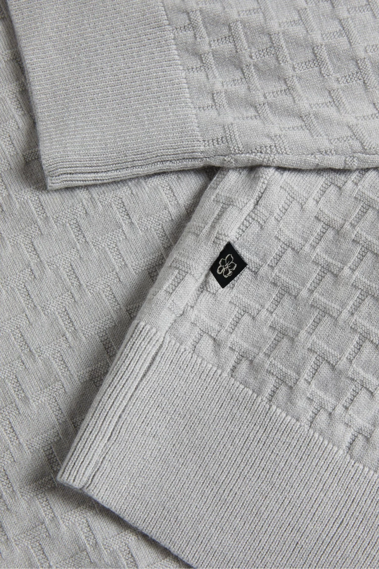 Ted Baker Grey Dartell Long Sleeved Regular T Stitched Crew Neck T-Shirt - Image 5