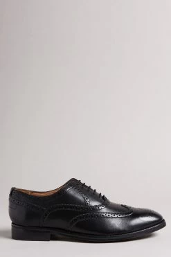 Ted Baker Amaiss Black Formal Leather Brogue Shoes