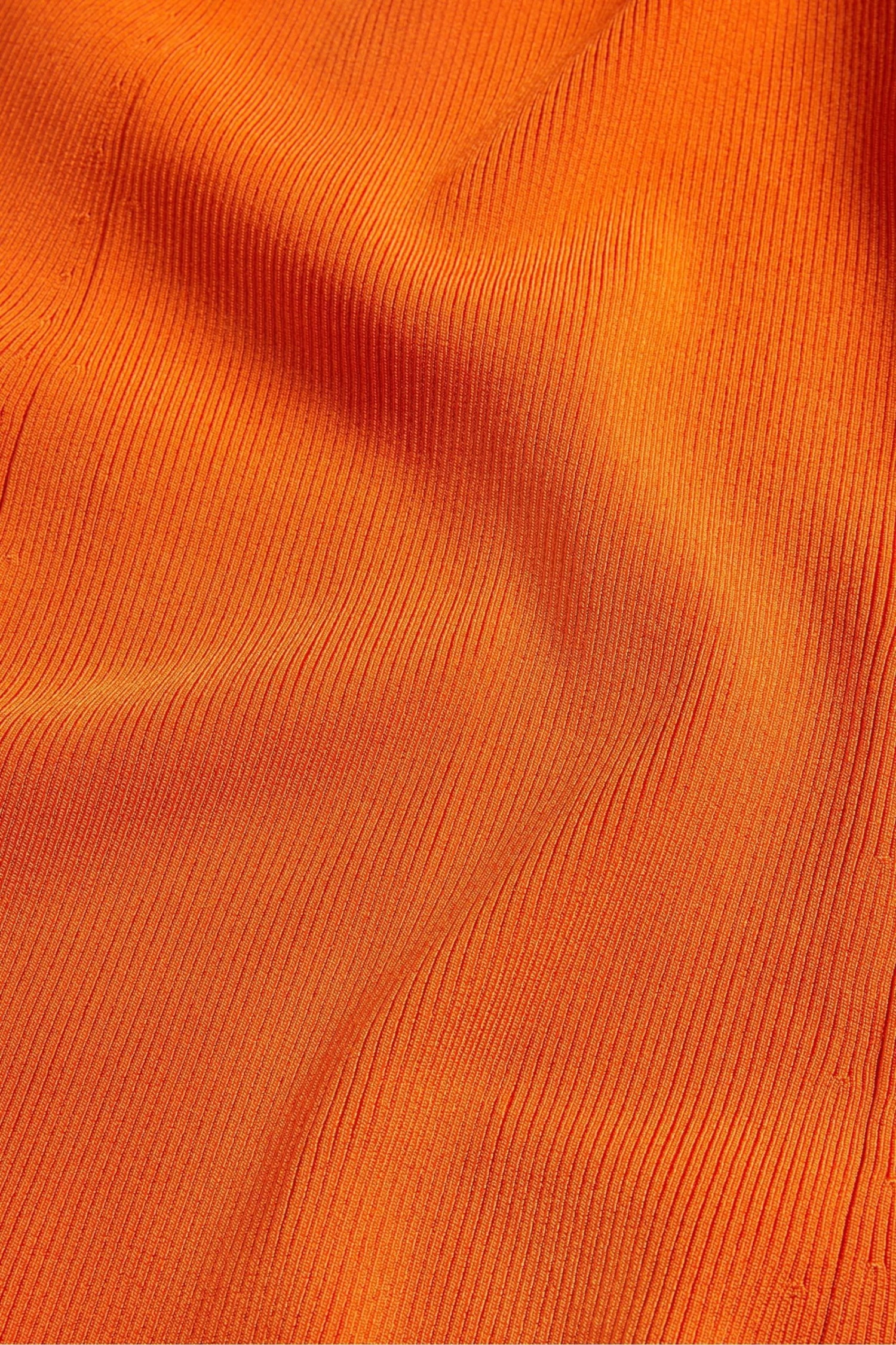 Ted Baker Orange Marrlyy Rib Knit Maxi Dress - Image 5