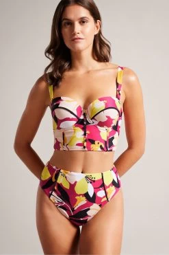 Ted Baker Marthya High Waisted Nude Bikini Bottoms