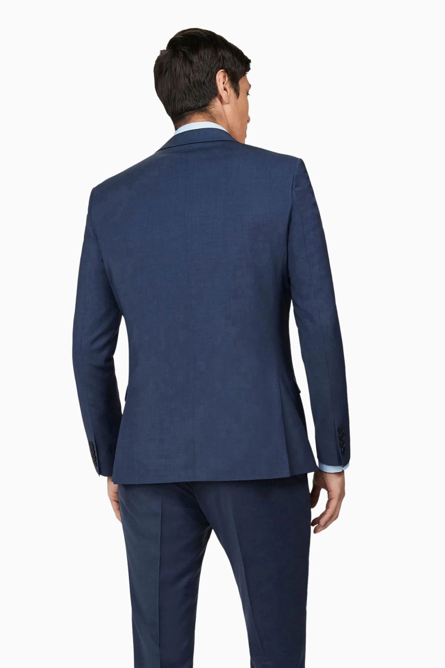 Ted Baker Tailoring Blue Premium Panama Suit: Jacket - Image 2