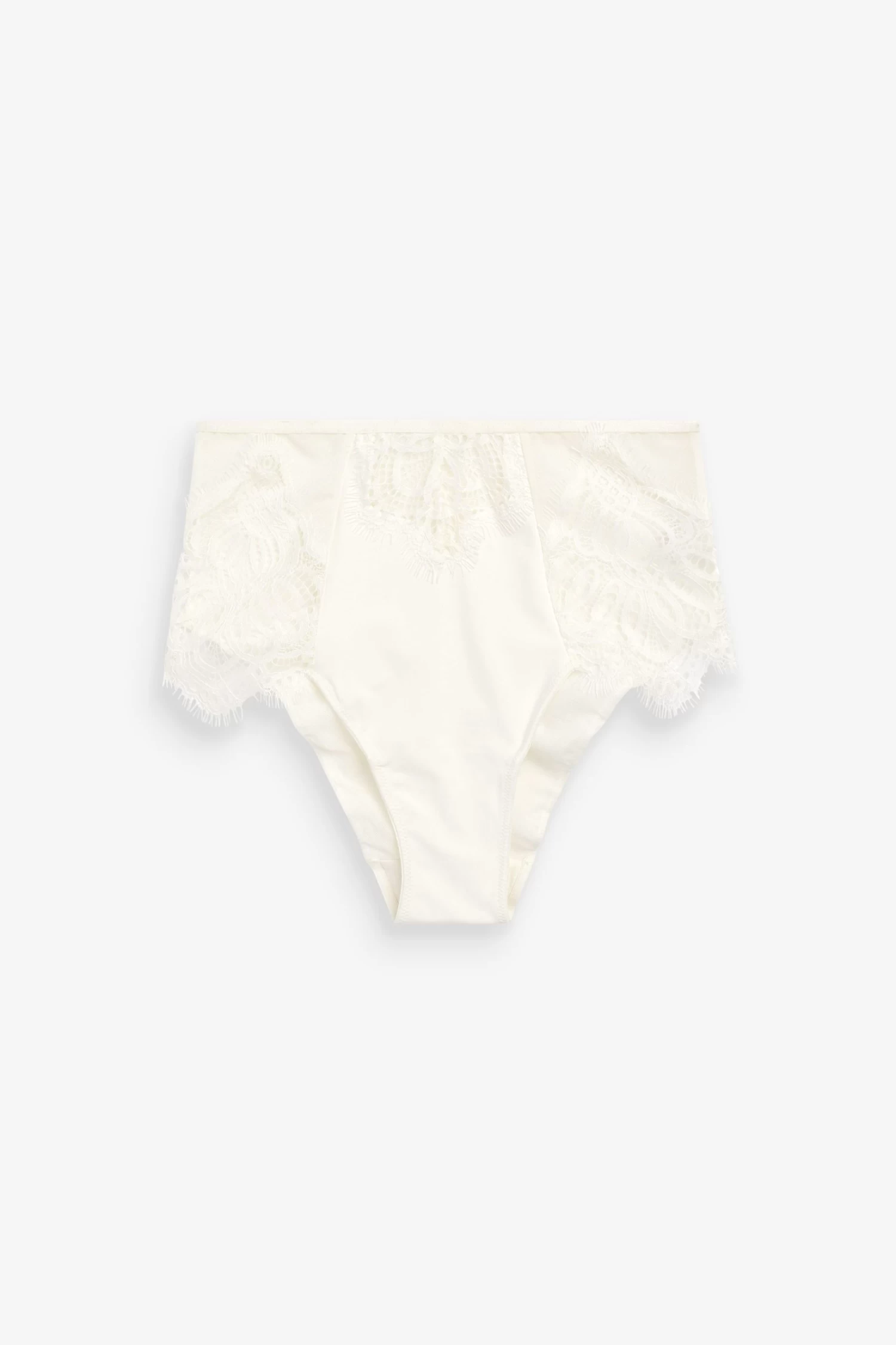 B By Ted Baker Ivory White Bridal Tummy Control High Waisted Knickers - Image 6