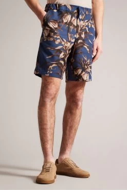 Ted Baker Blue Canriya Printed Shorts