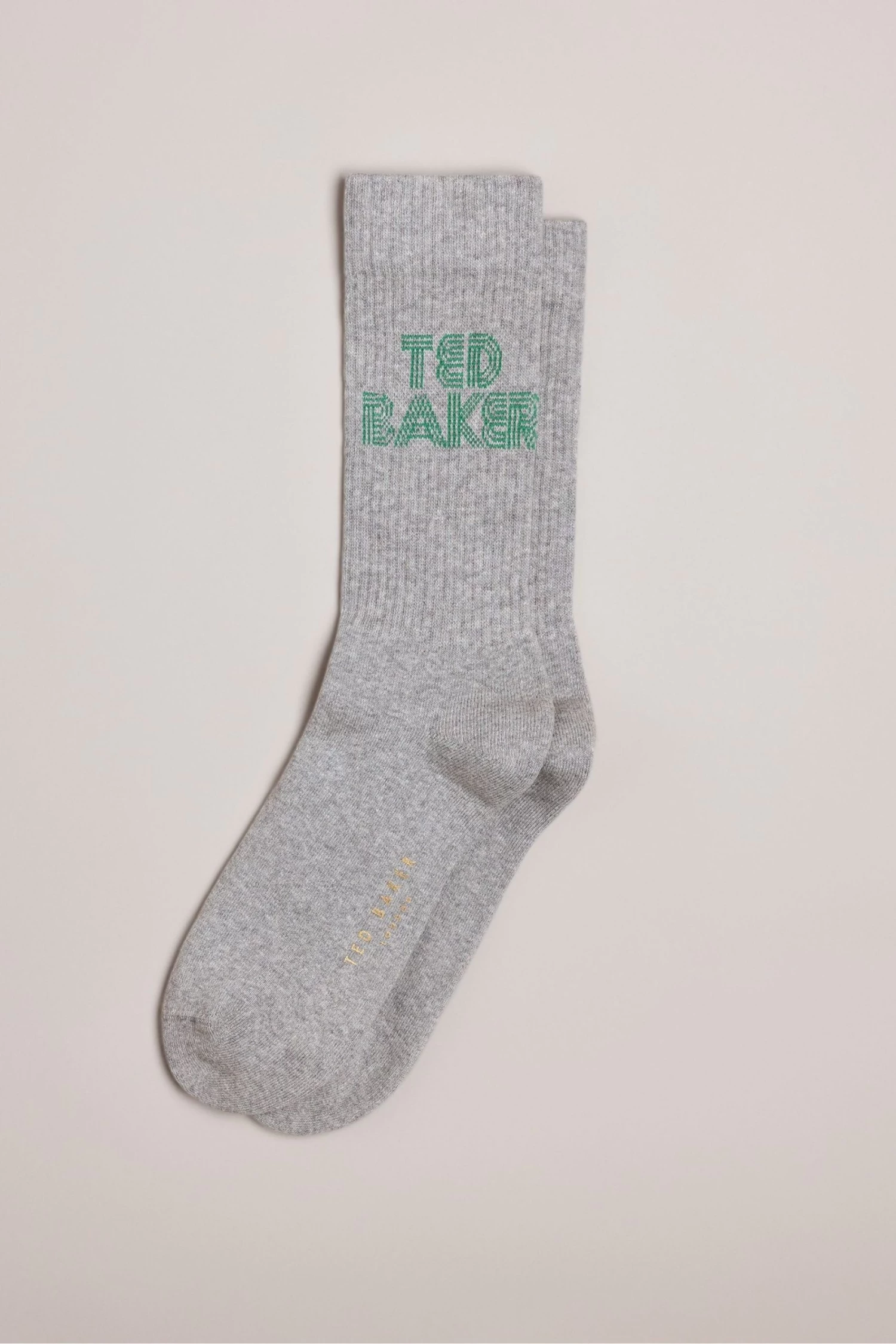 Ted Baker Grey Bransk Branded Socks
