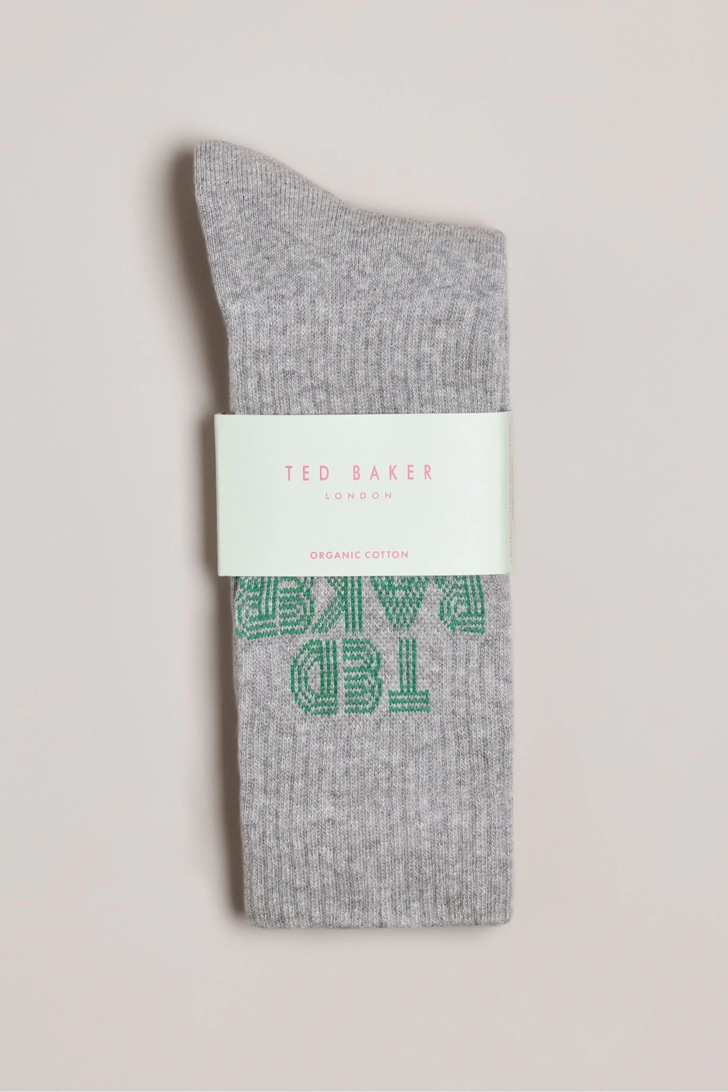 Ted Baker Grey Bransk Branded Socks - Image 2
