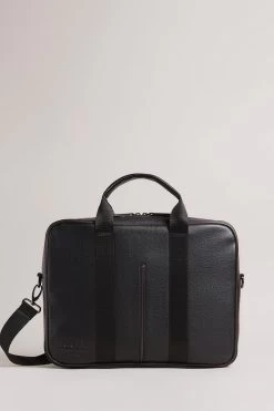 Ted Baker Joshey Black Recycled Pu Document Bag