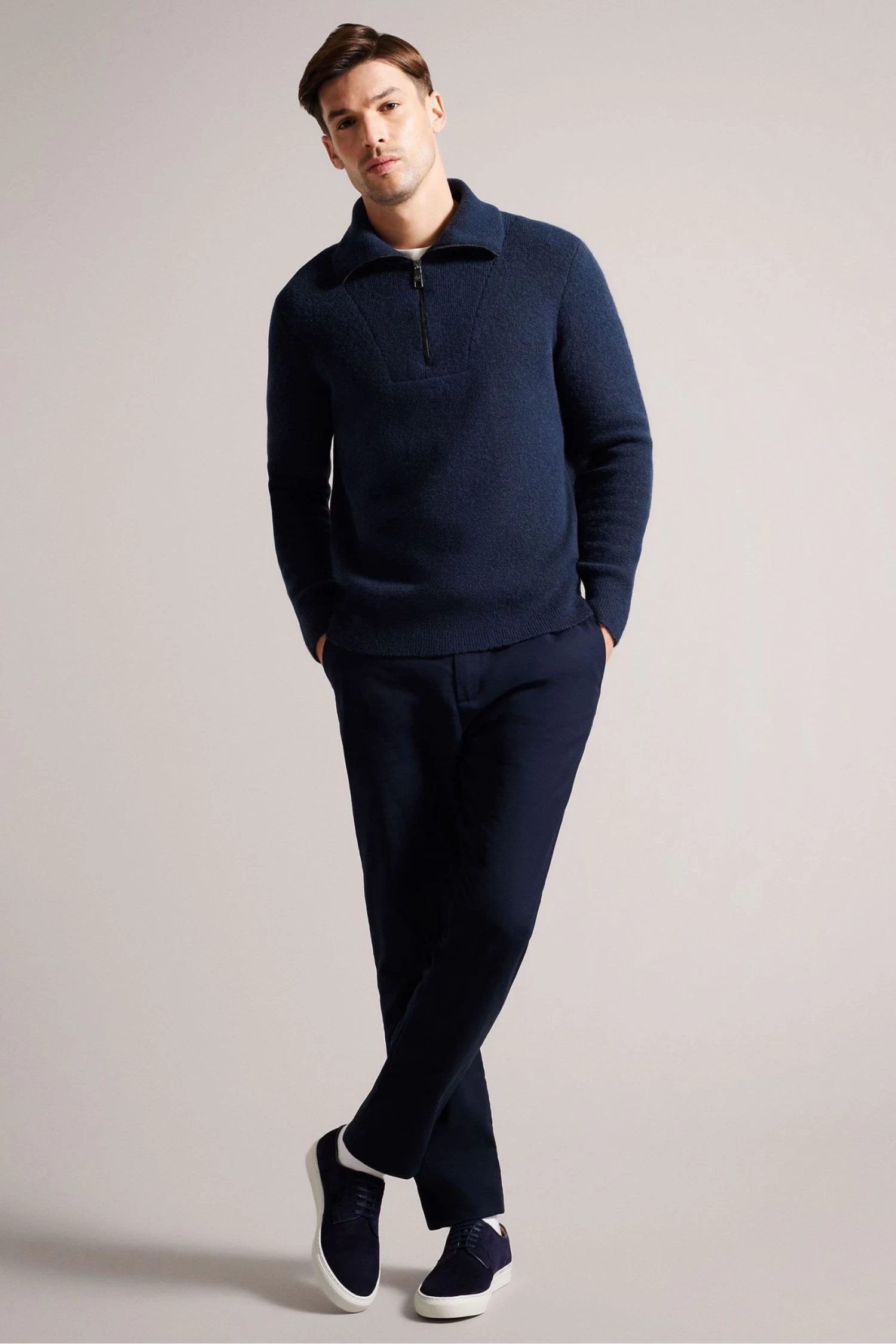 Ted Baker Blue Kantens Suede Hybrid Shoes - Image 5