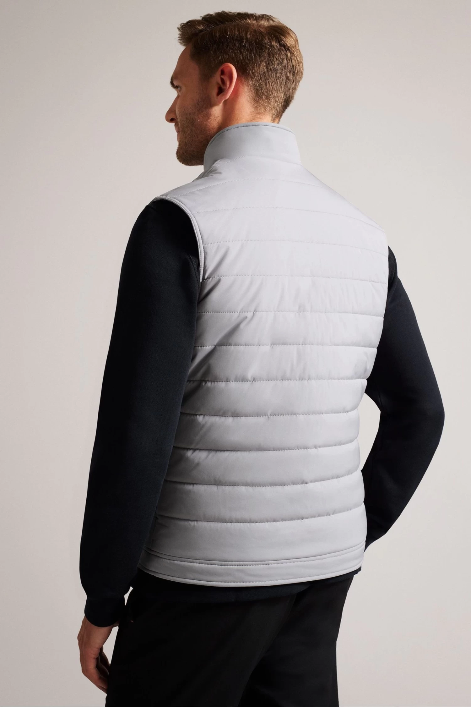 Ted Baker Grey Oveta Quilted Nylon Gilet - Image 2