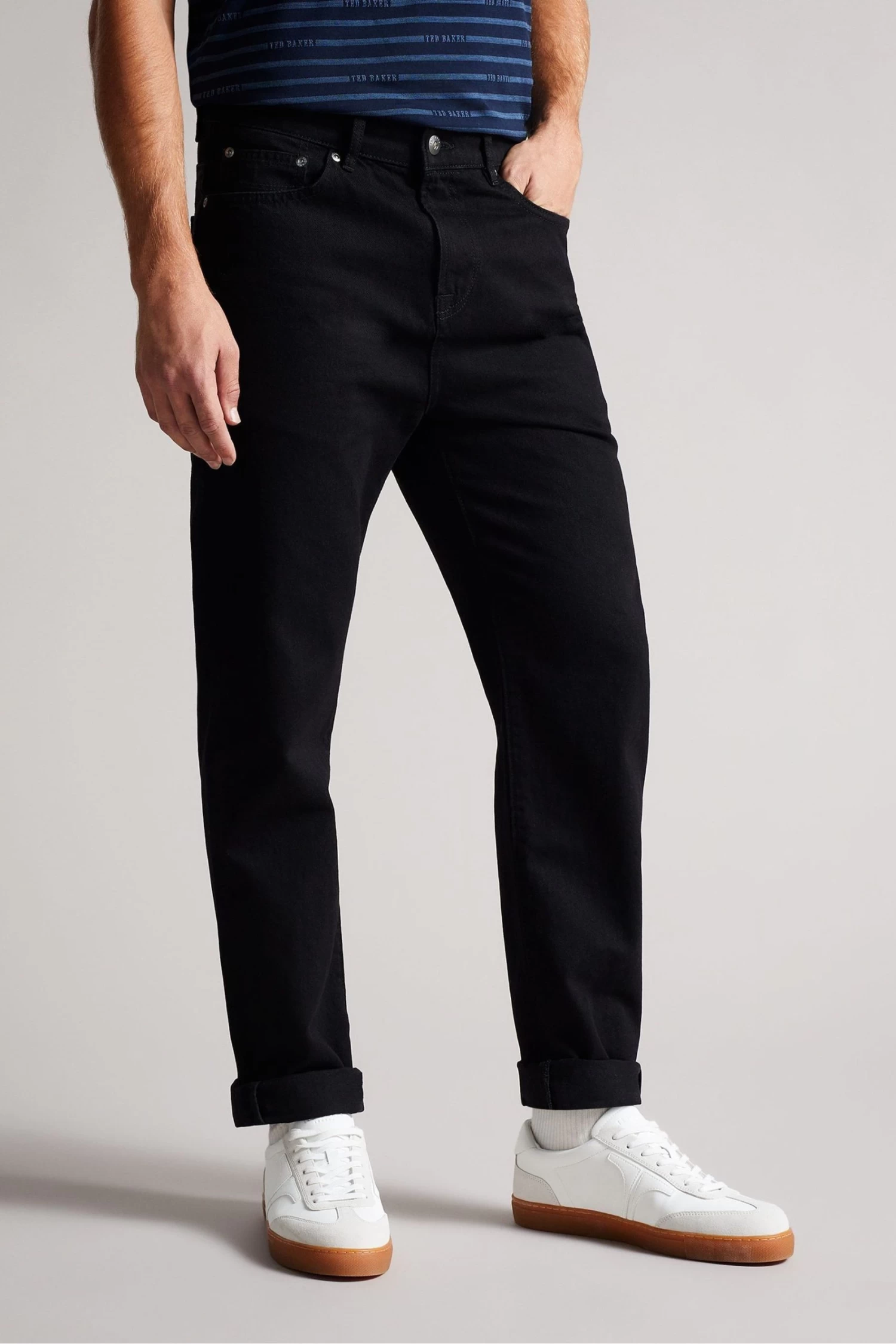 Ted Baker Camdun Black Slim Leg Denim Jeans