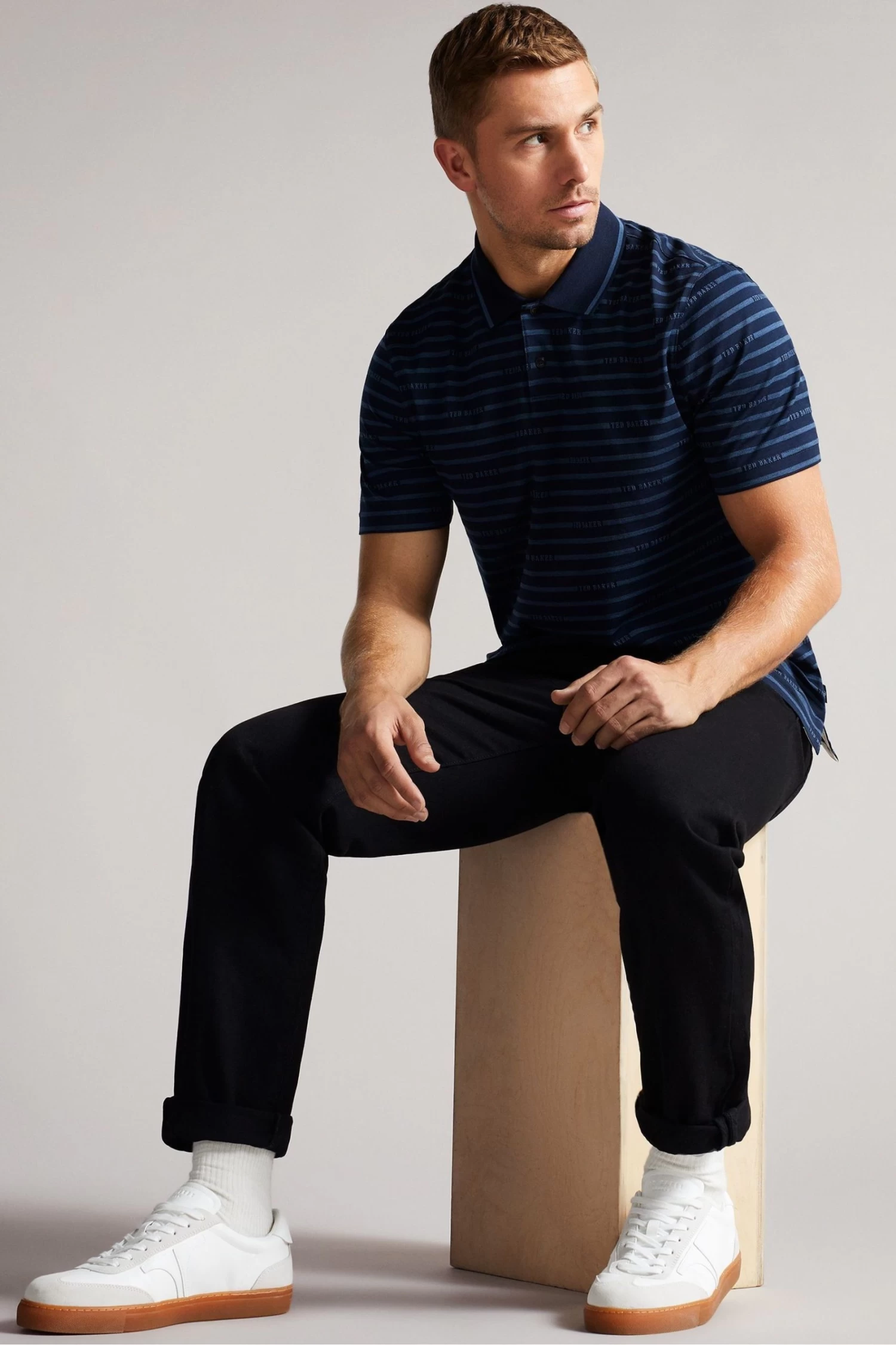 Ted Baker Camdun Black Slim Leg Denim Jeans - Image 3