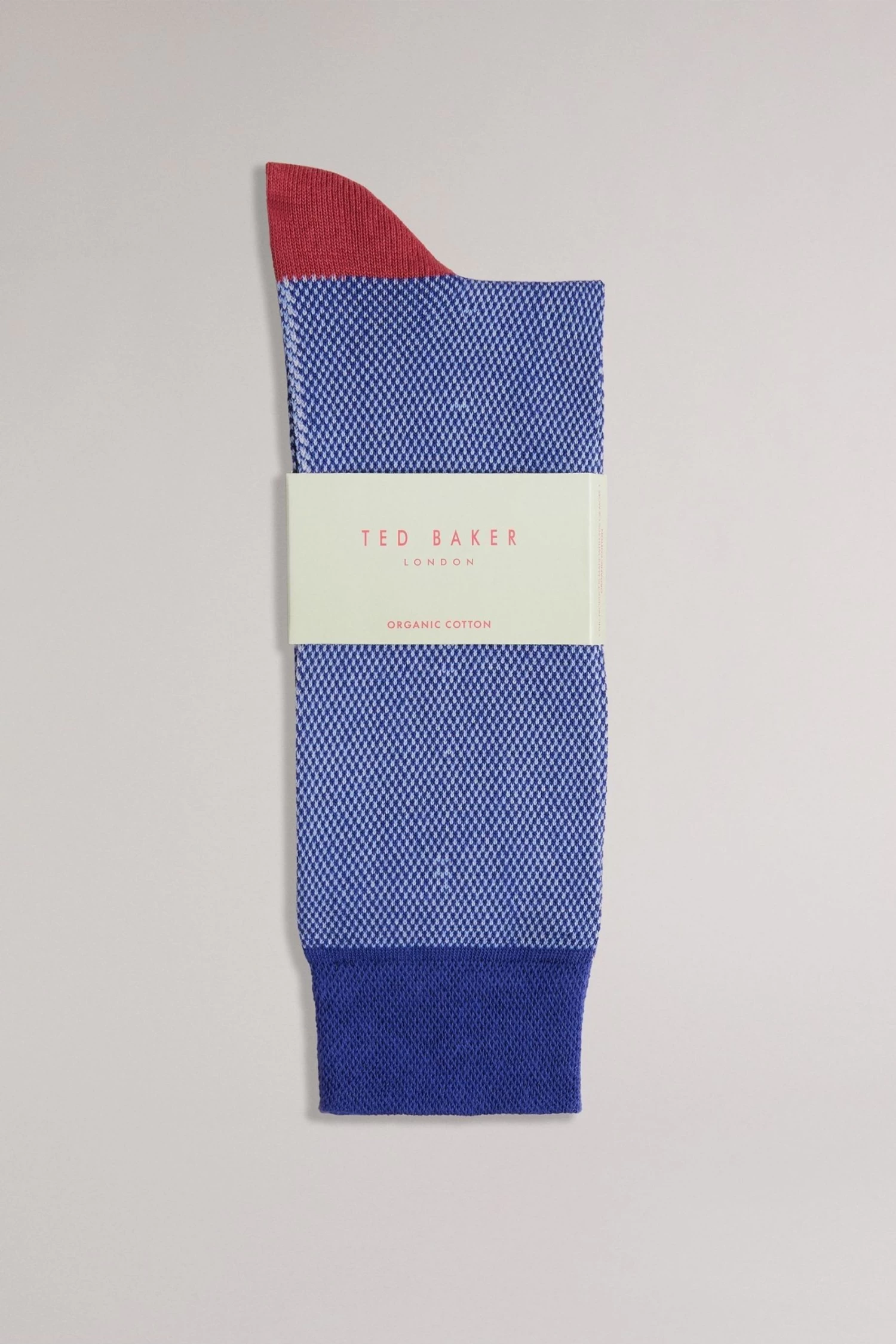 Ted Baker Blue Semi Plain Socks