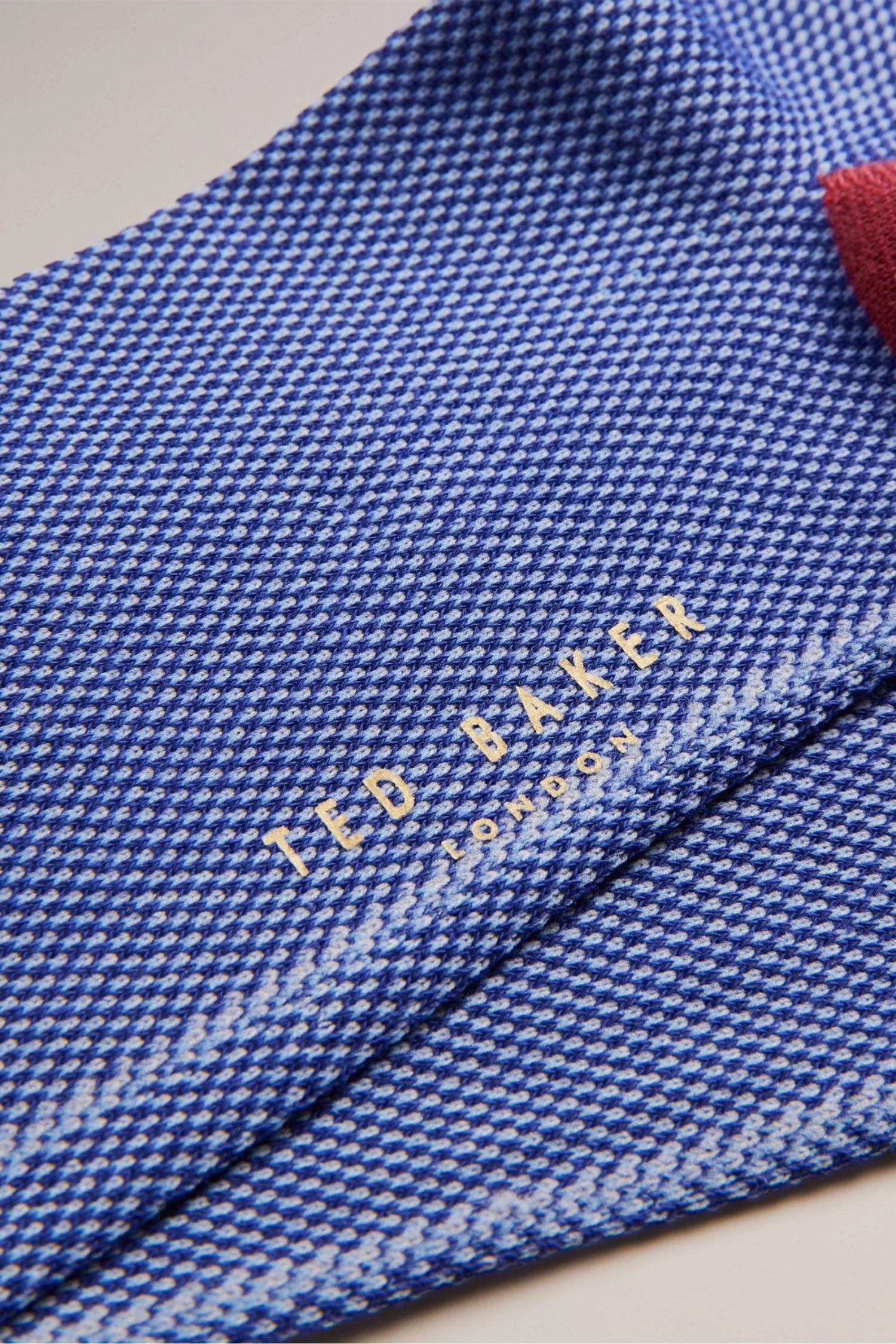 Ted Baker Blue Semi Plain Socks - Image 3