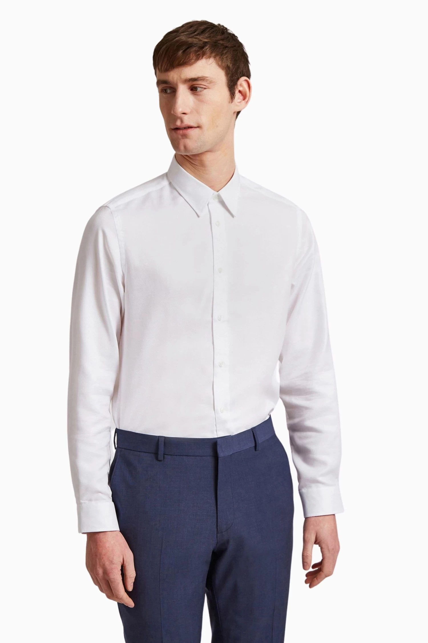 Ted Baker Tailoring Jorvic White Texture Shirt