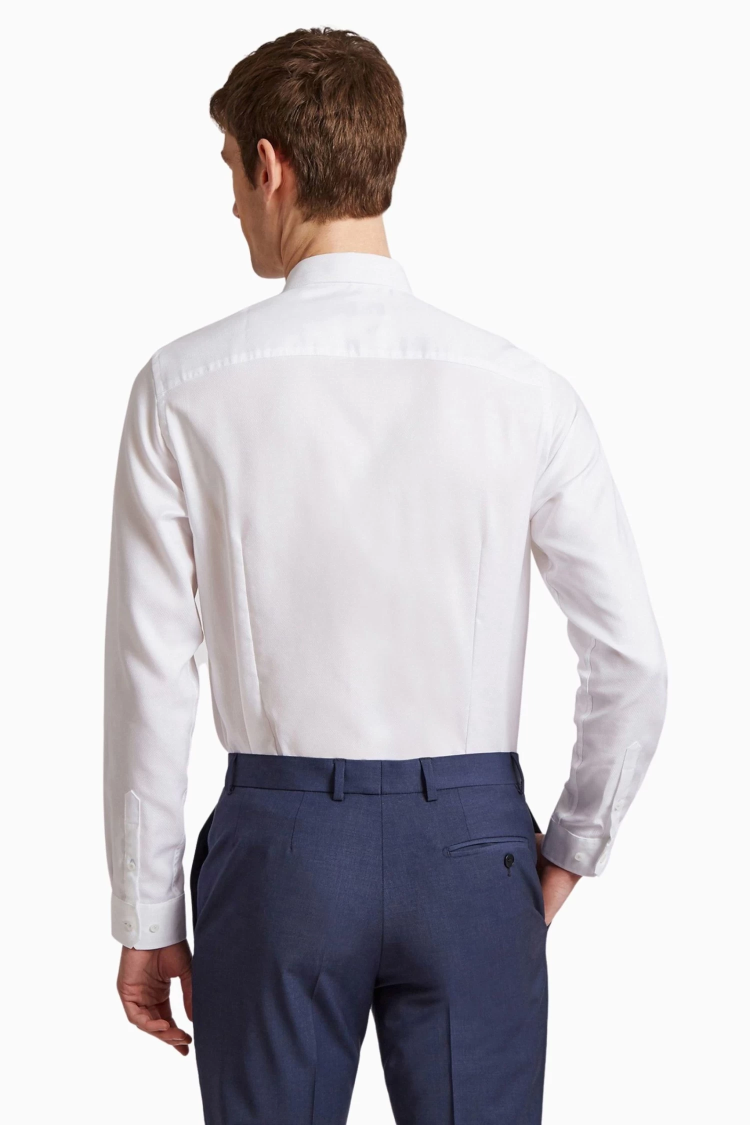 Ted Baker Tailoring Jorvic White Texture Shirt - Image 2