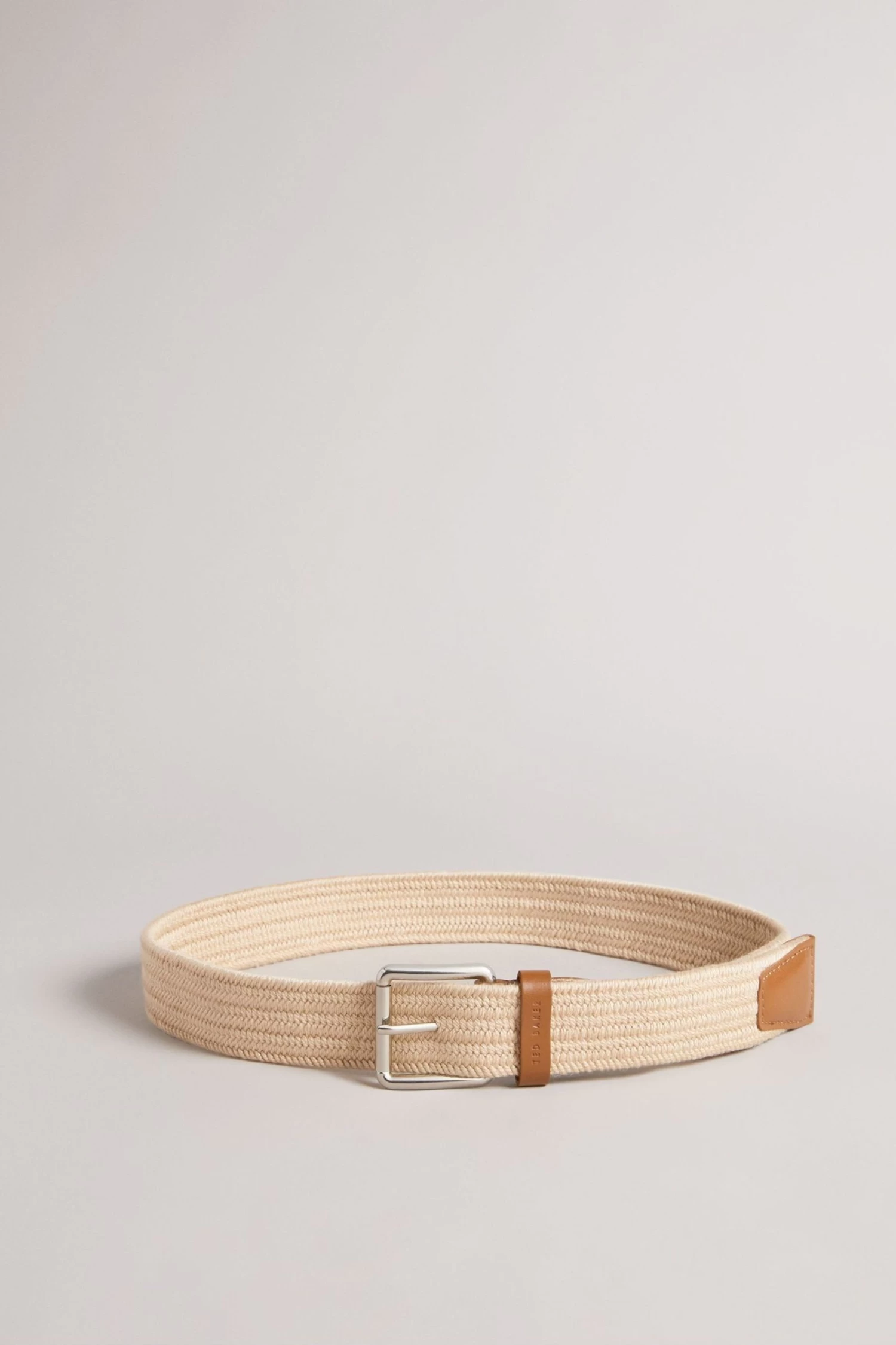 Ted Baker Mens Natural Diumm Woven Belt