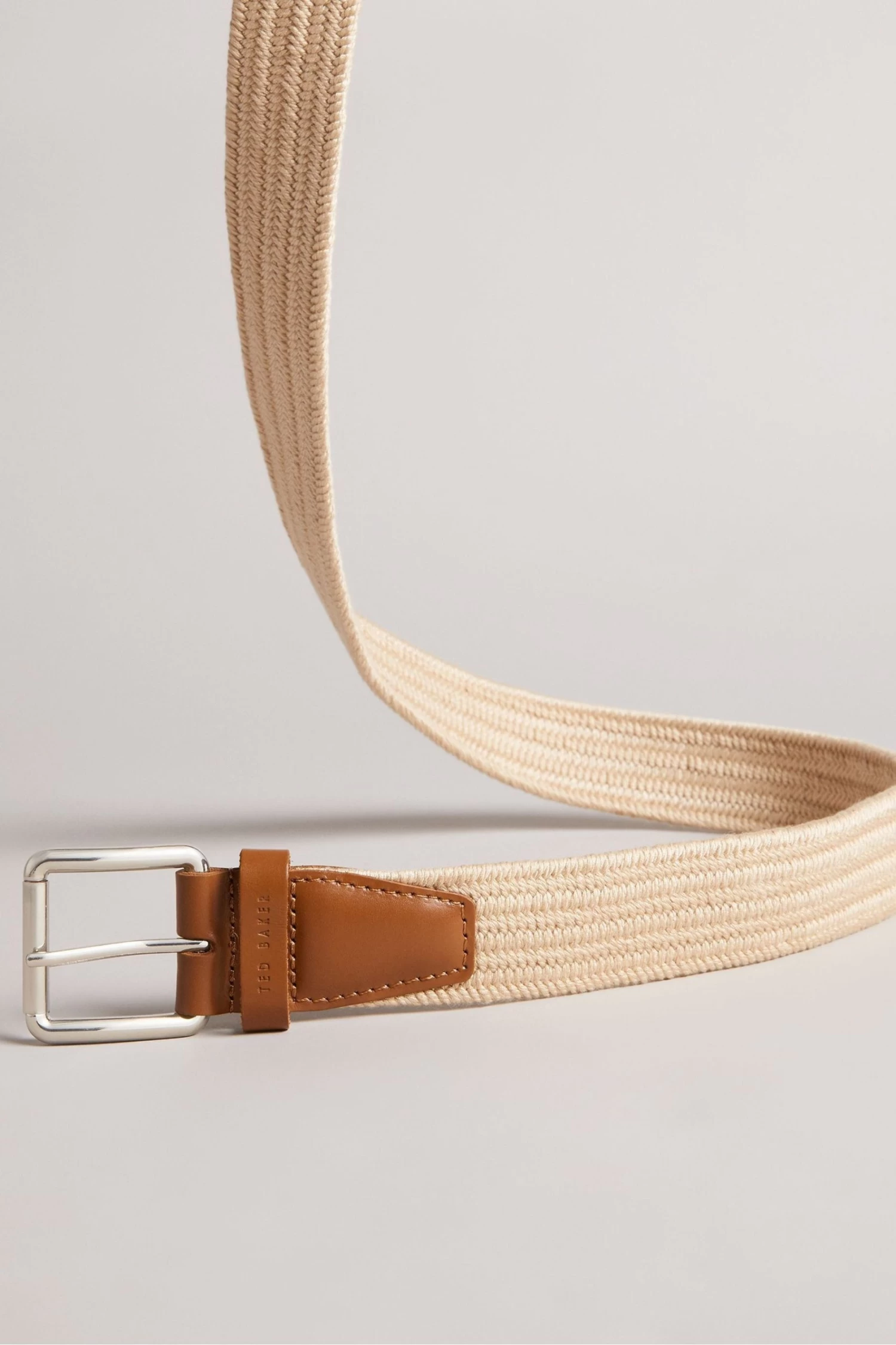 Ted Baker Mens Natural Diumm Woven Belt - Image 2