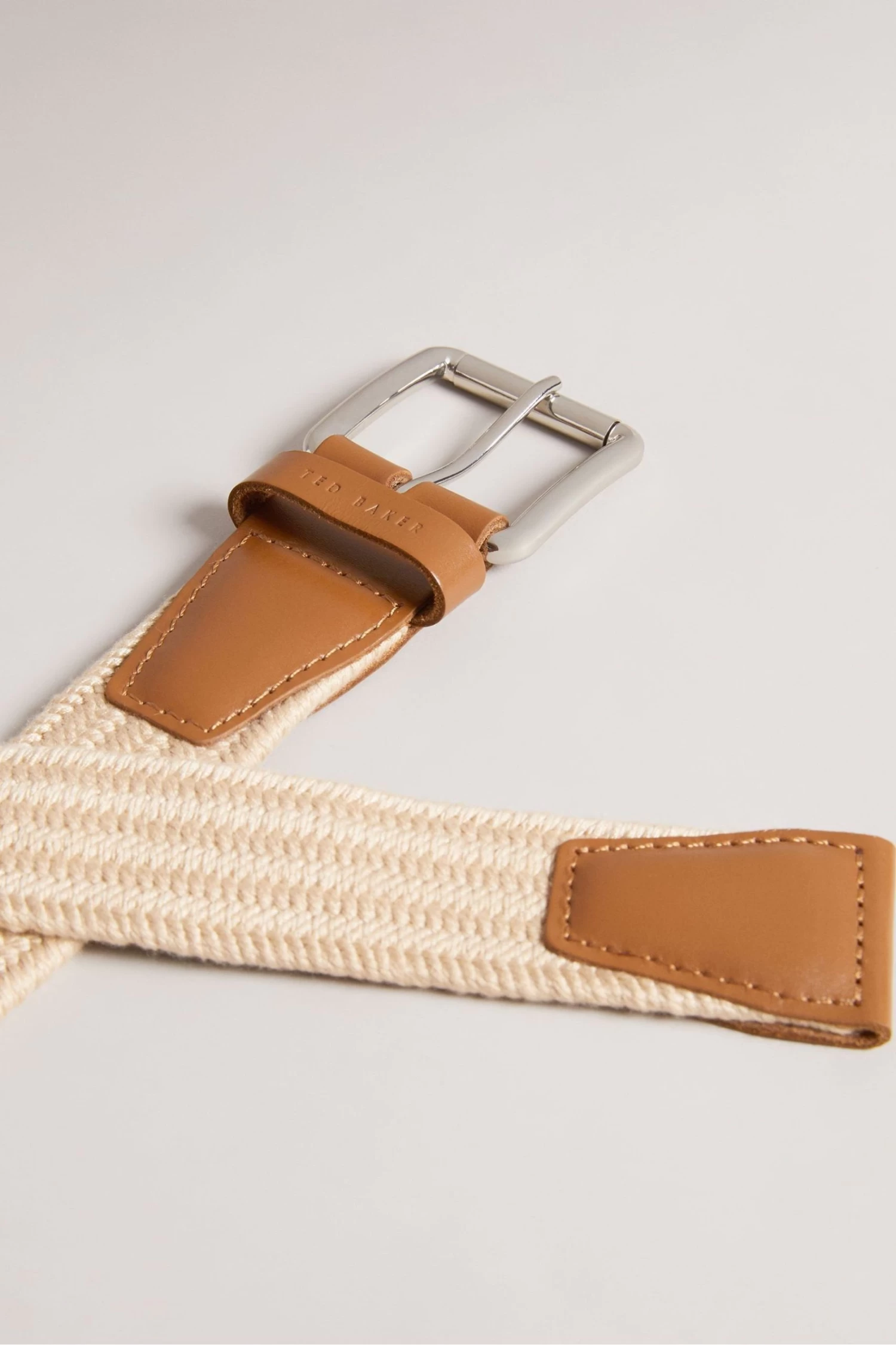 Ted Baker Mens Natural Diumm Woven Belt - Image 3