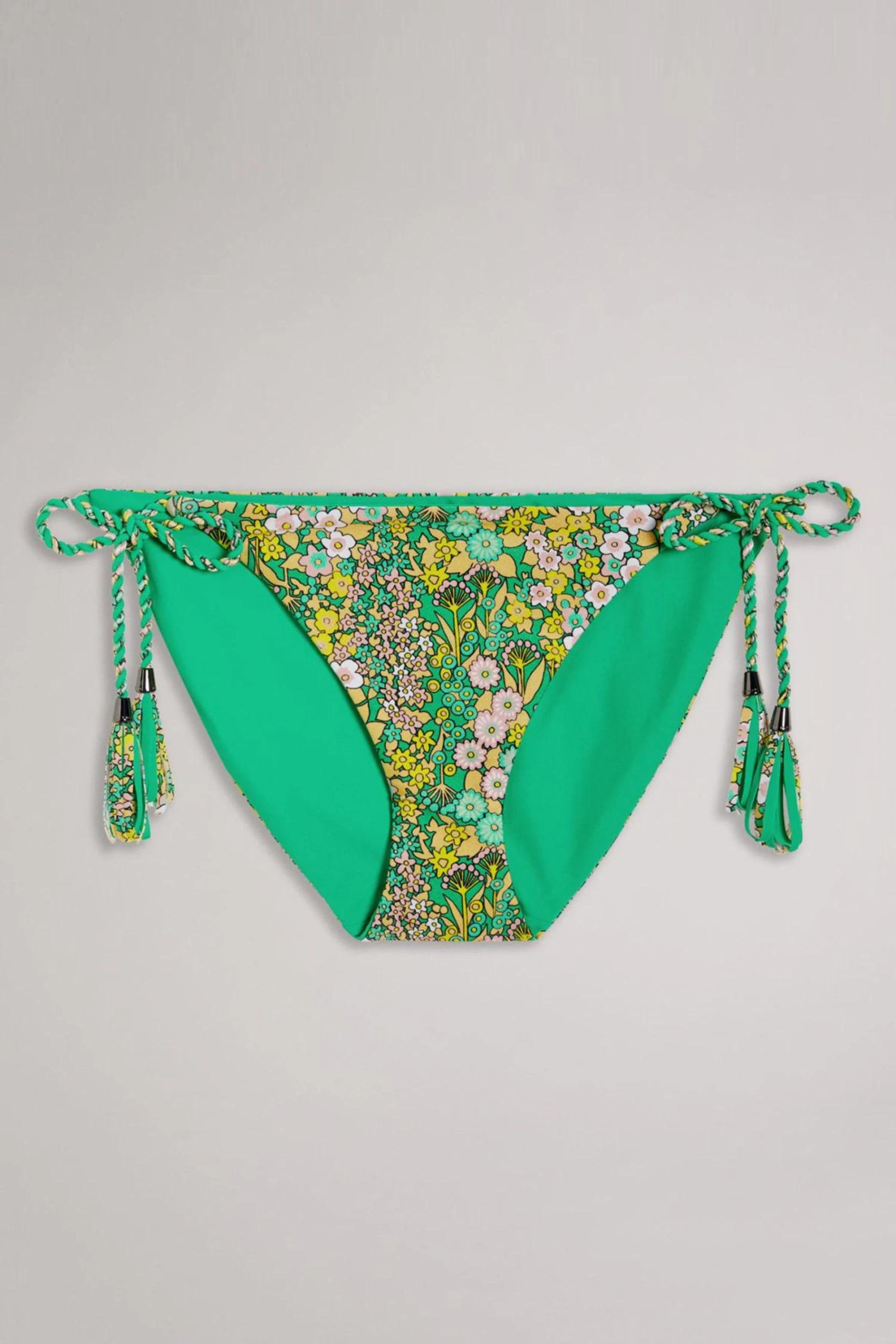 Ted Baker Leroni Mid Green Reversible Tie Side Bikini Pants - Image 2
