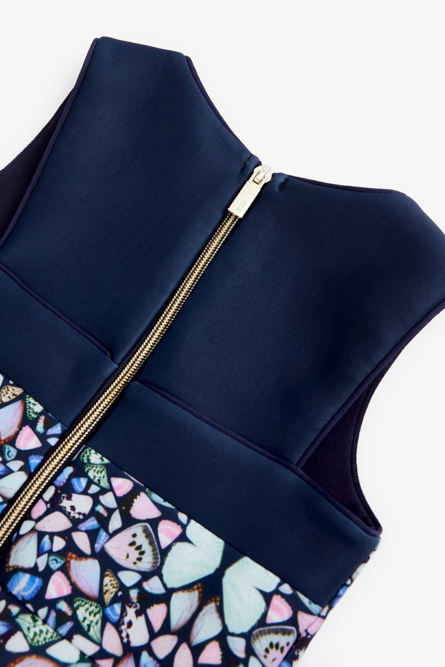 Baker By Ted Baker Purple Butterfly Print Dress - Image 9