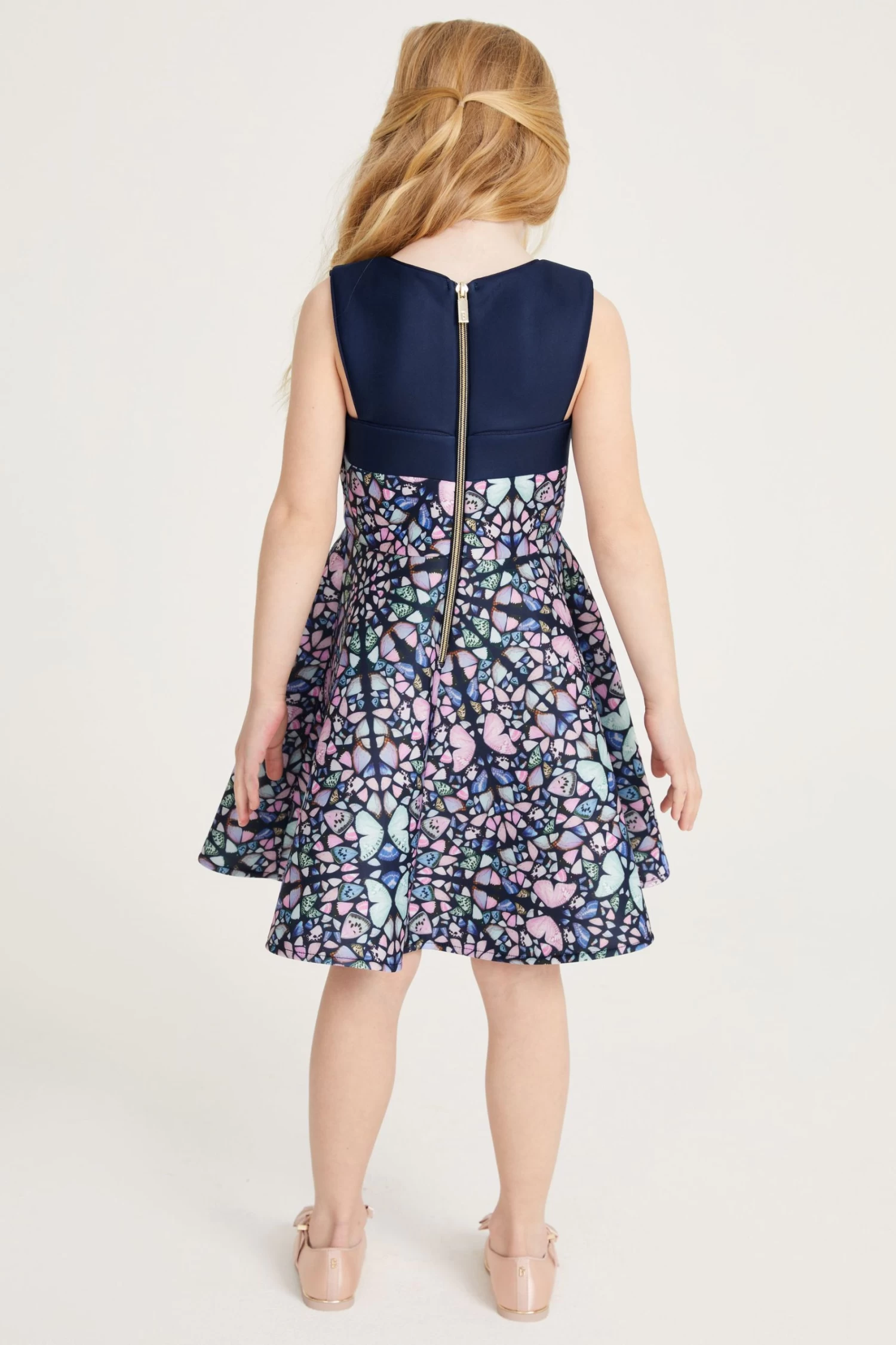 Baker By Ted Baker Purple Butterfly Print Dress - Image 2