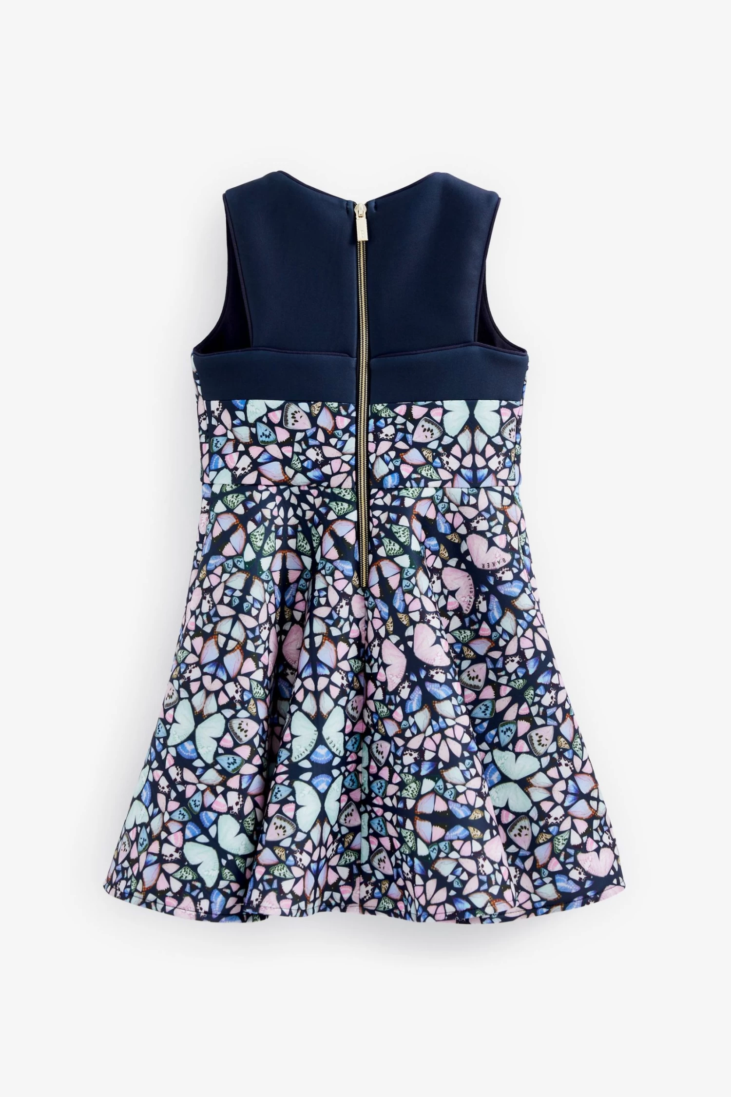 Baker By Ted Baker Purple Butterfly Print Dress - Image 7