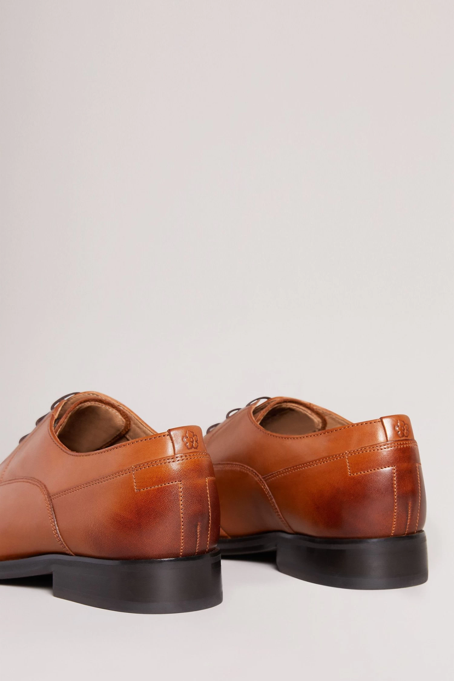 Ted Baker Kampten Tan Brown Formal Leather Derby Shoes - Image 4