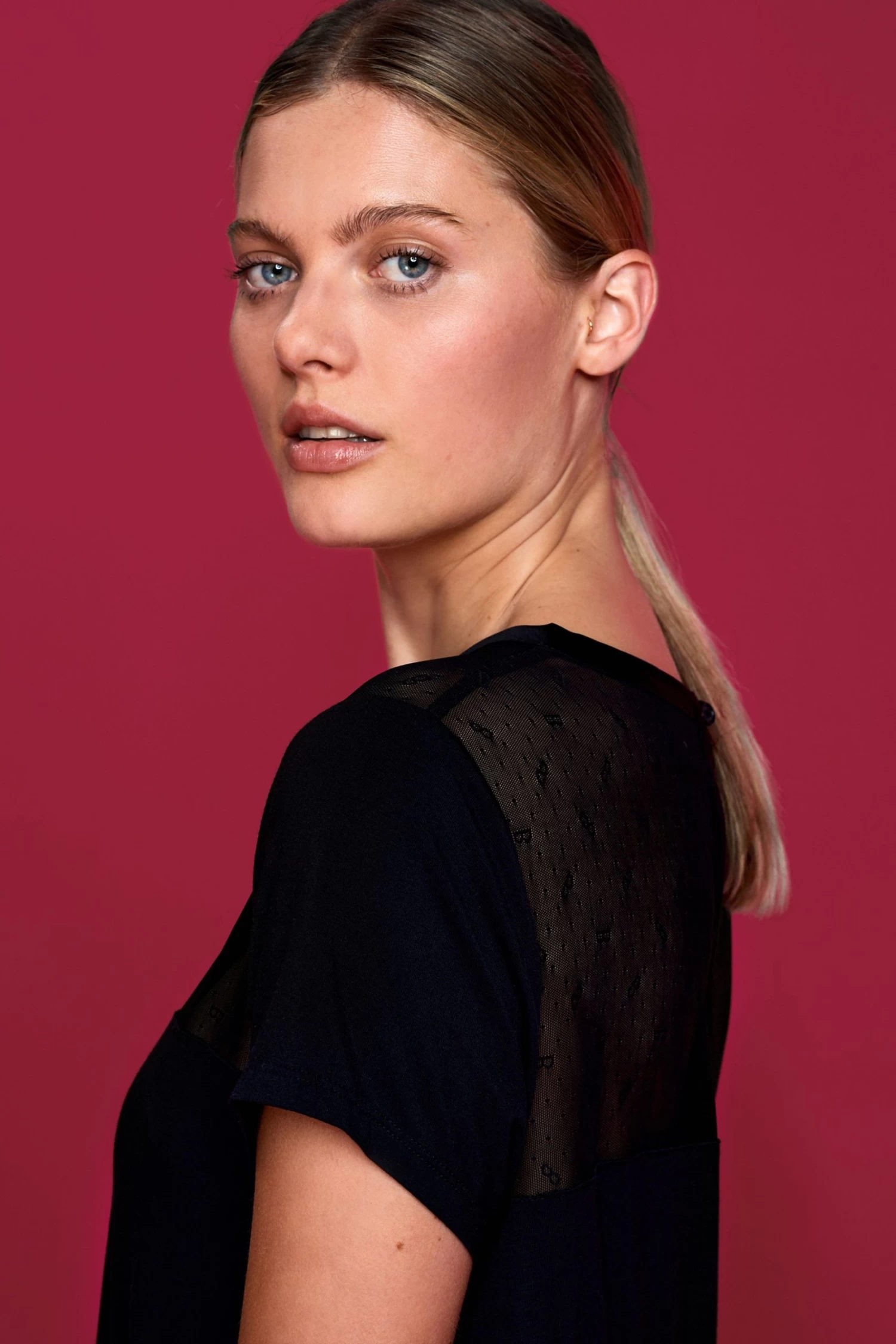 B By Ted Baker Black Modal Nightie - Image 5