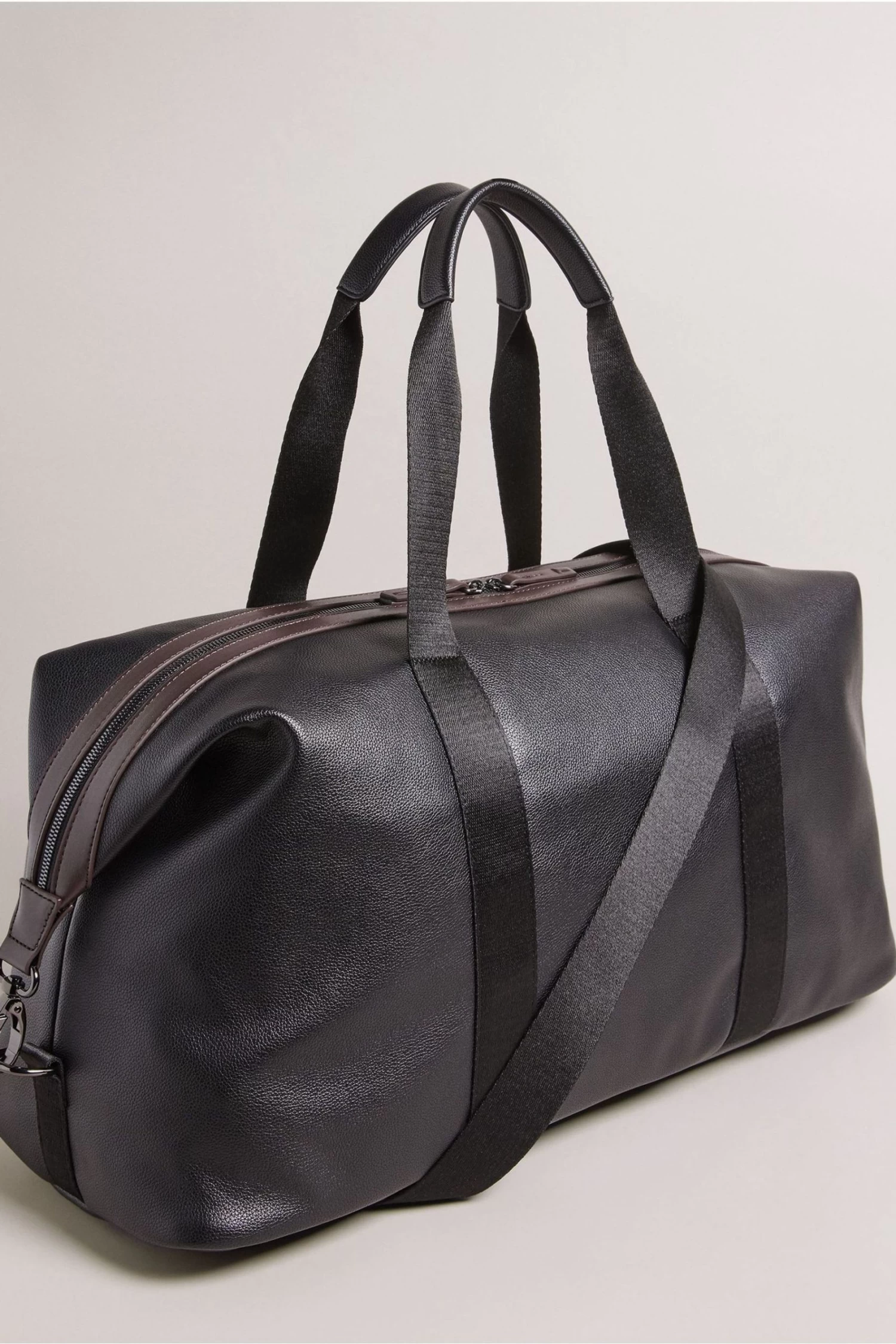 Ted Baker Josua Black Recycled Pu Holdall - Image 2